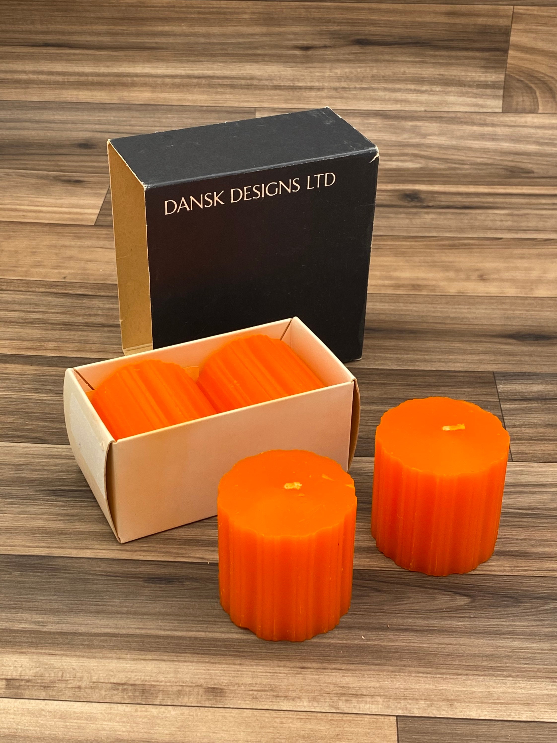 Dansk Design candles 5 x 24 orange/Dansk International Design LTD