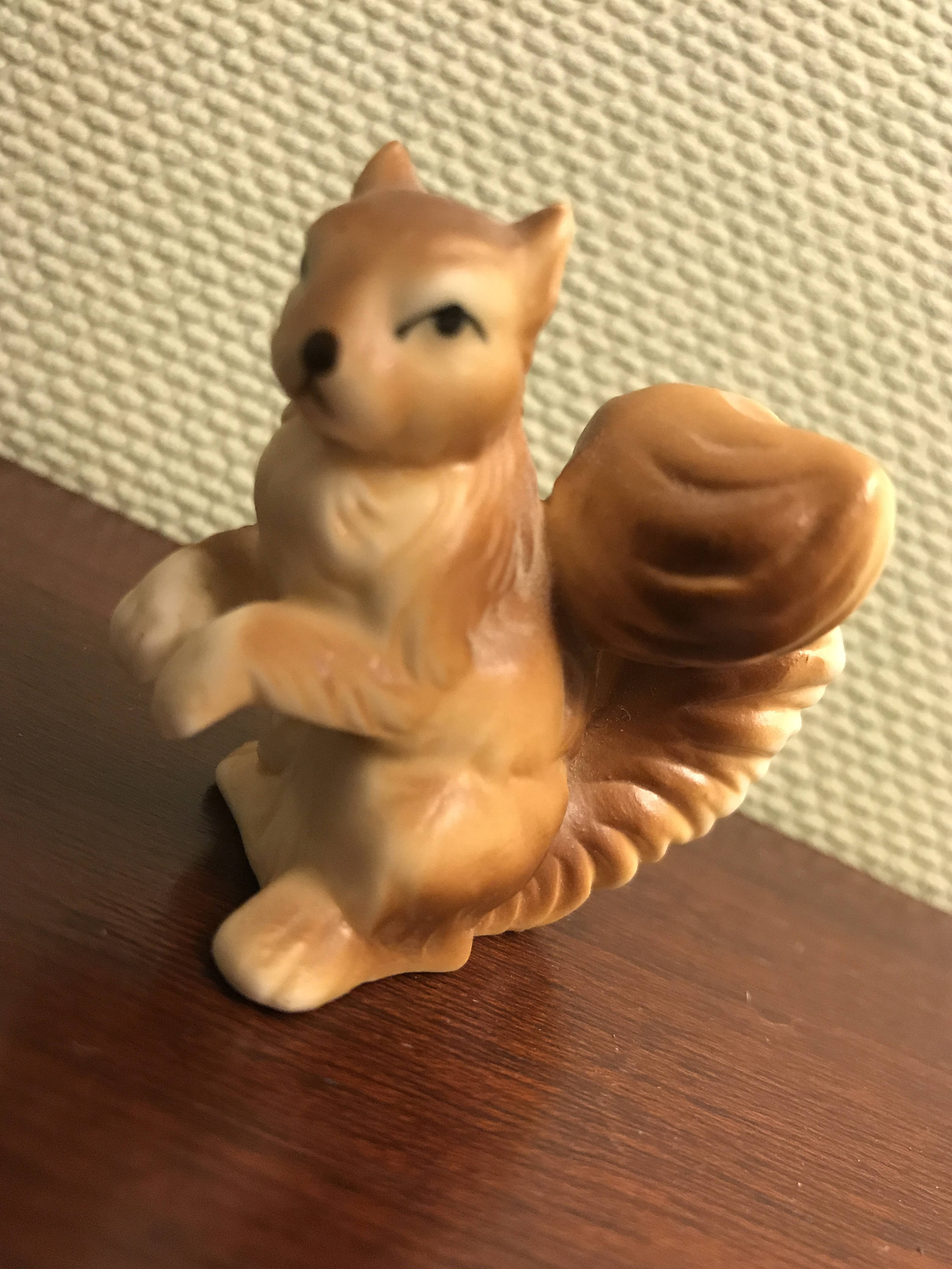 Vintage Squirrel figurine, Bone China Squirrel Figurine, Squirrel collectible, Woodland