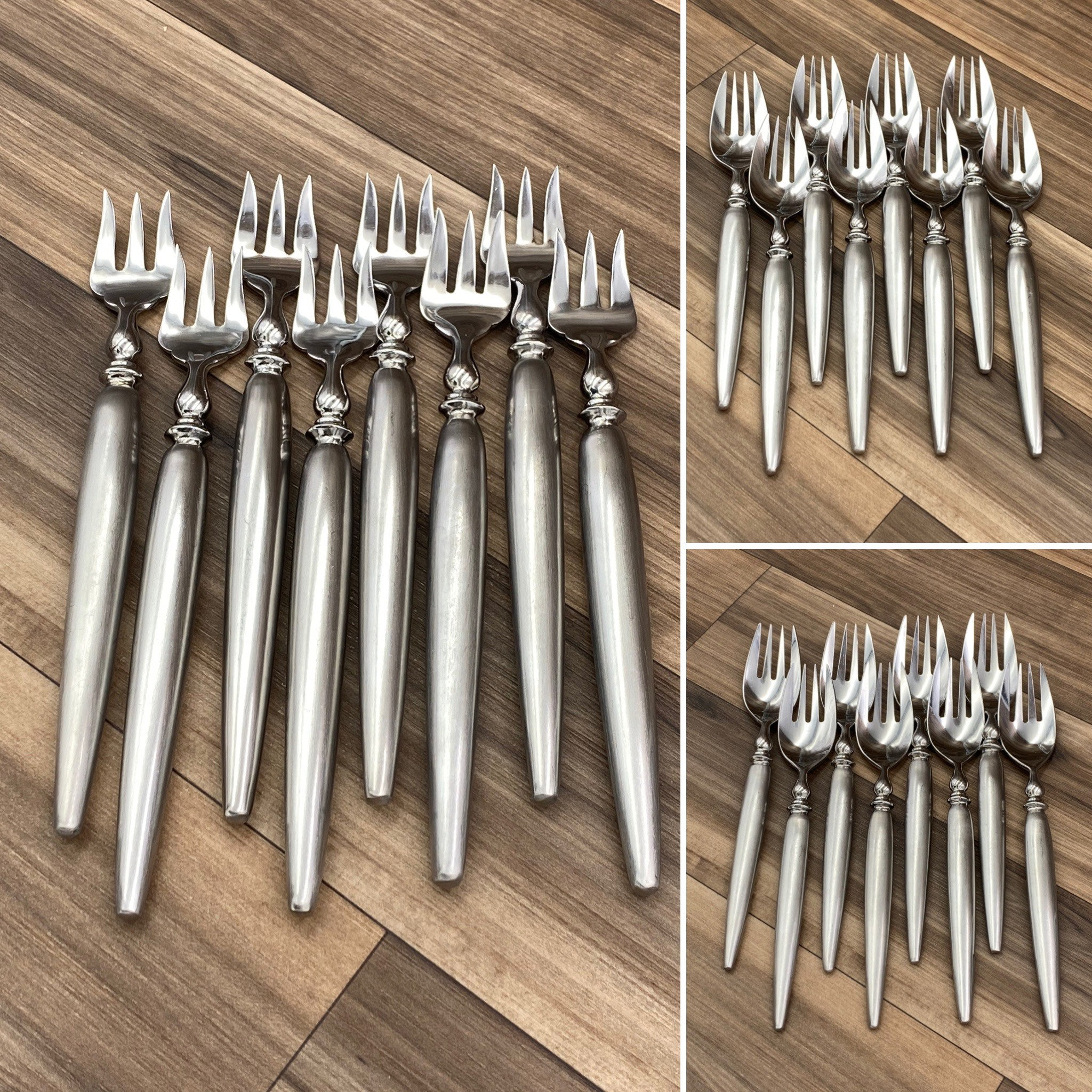 RARE Flatware Set, Vintage SaladMaster Ellise complete service for 8