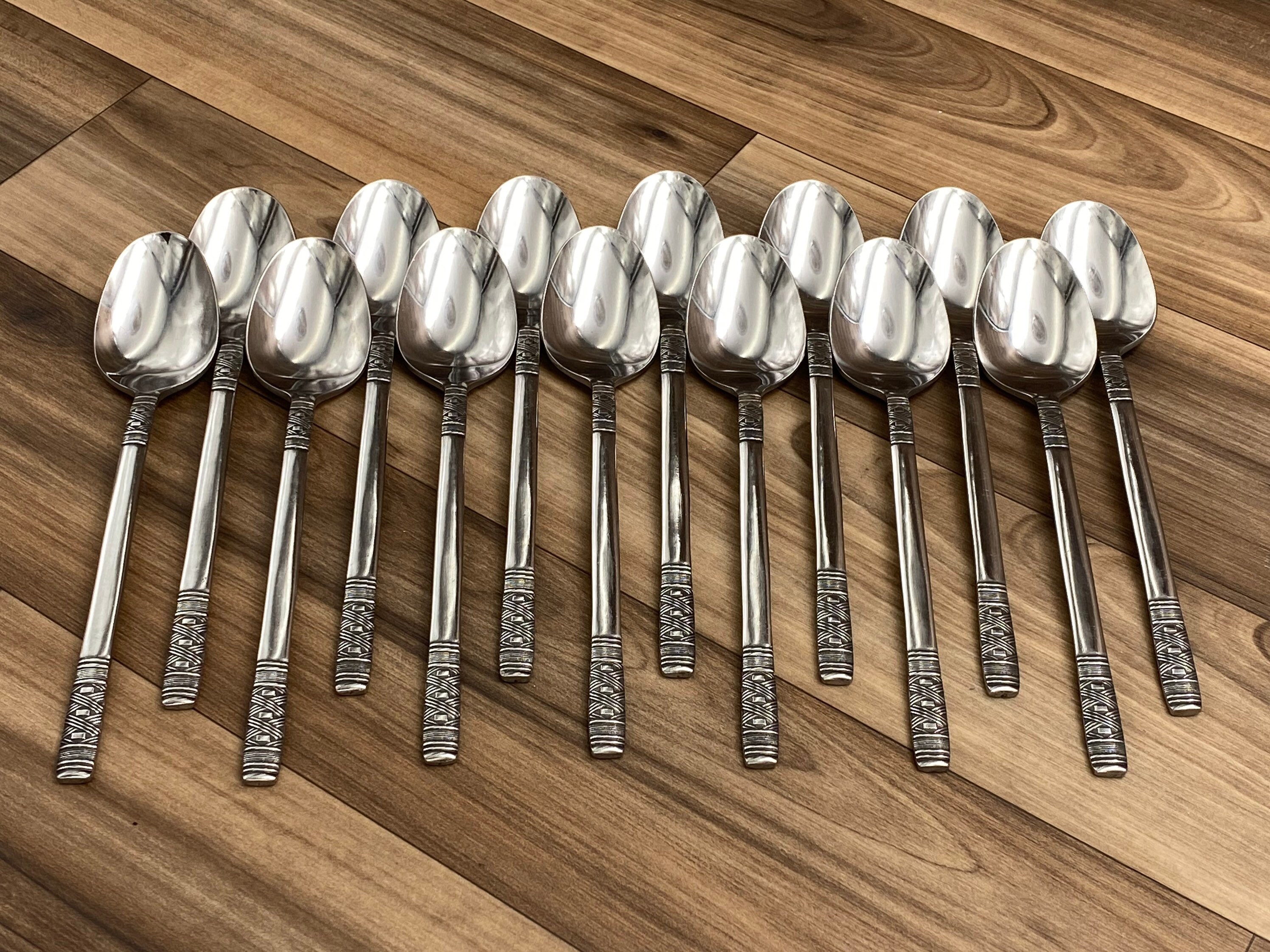 Vintage Stainless Flatware Set, FB Rogers Tracery Silverware, Service