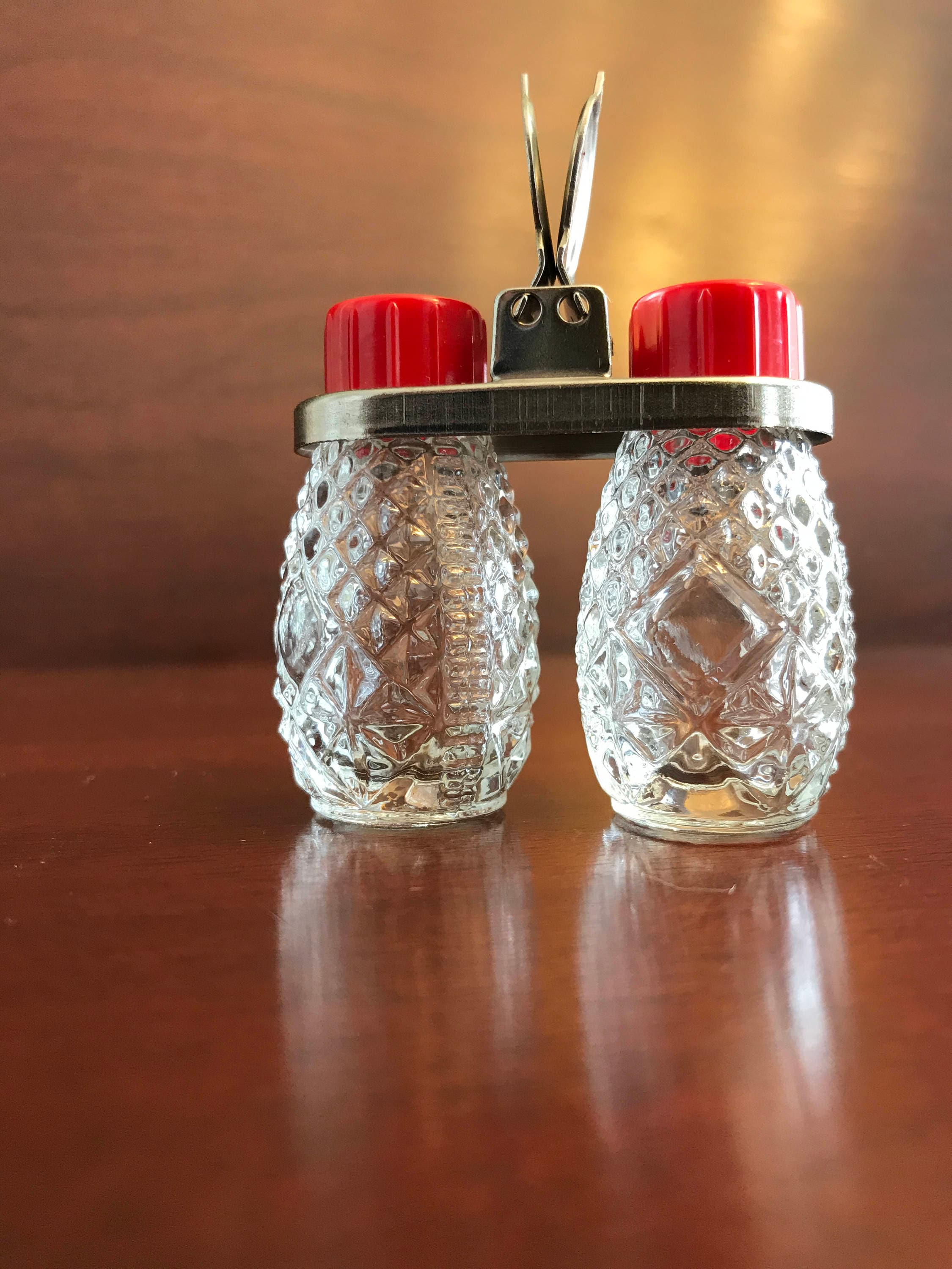 Vintage Mini Travel Salt and Pepper Shakers, Picnic set salt pepper, Vintage Camper set Vintage Mini Travel Salt and Pepper Shakers, Picnic set salt pepper, Vintage Camper set