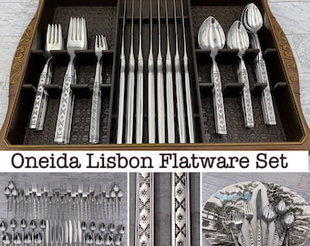 ONEIDA USA アンティーク Vintage USA Oneida OUR ROSE 18/8 Scientific Stainless Service Sss