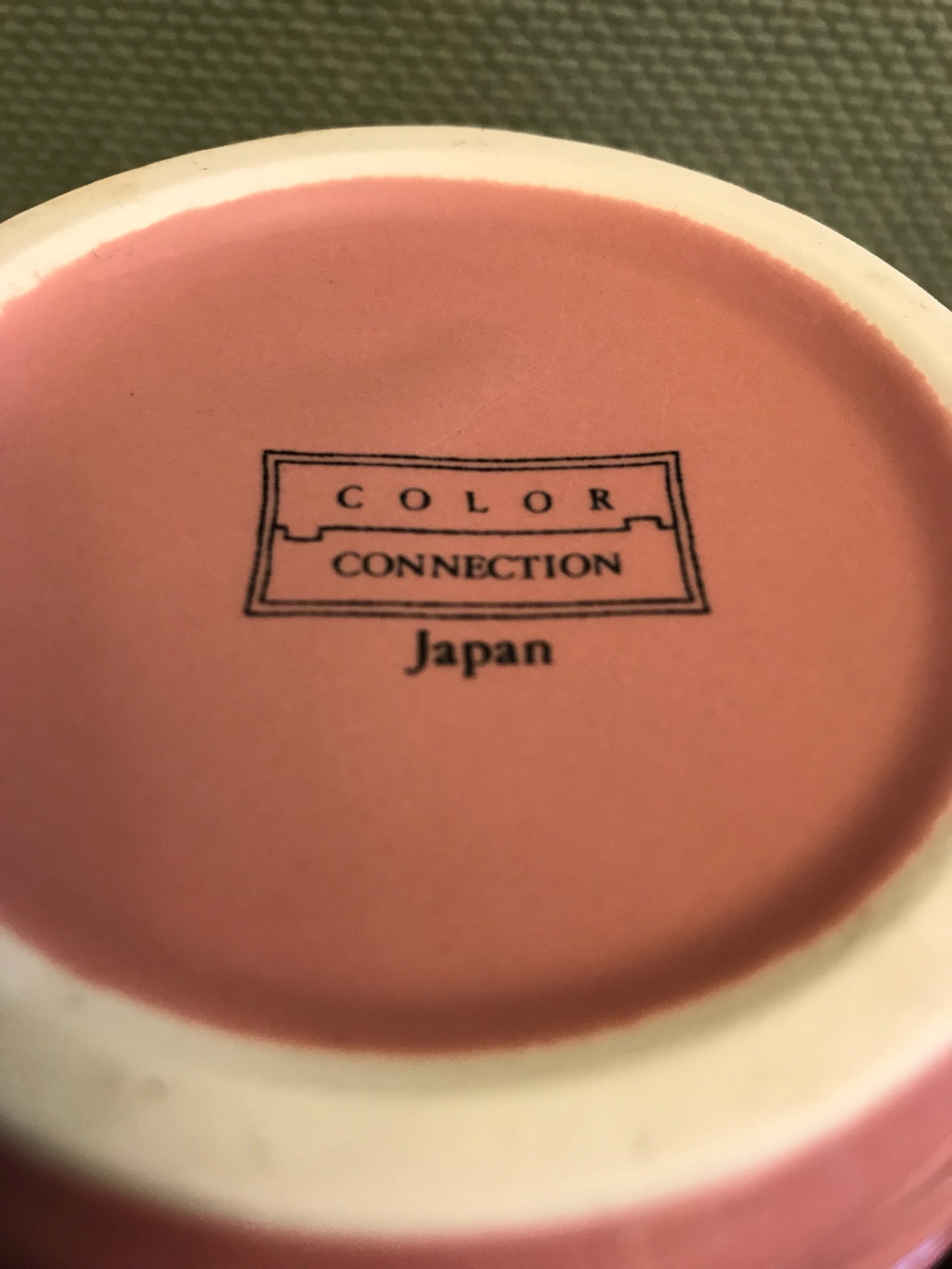 Kitchen Utensil Crock, Vintage Stoneware pot, Dusty rose pink Stoneware