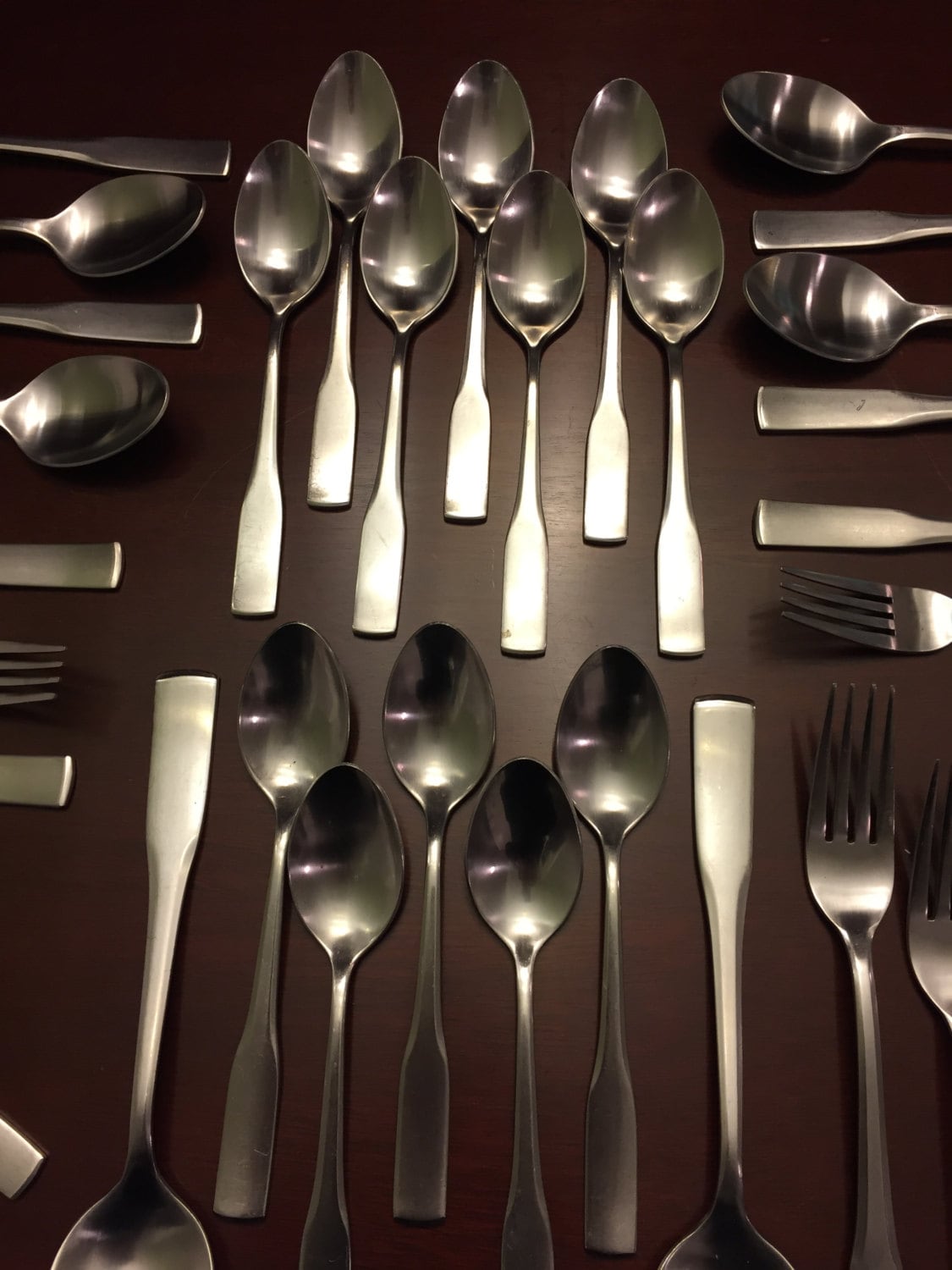 Vintage Oneida Satin flatware, Stainless Steel Flatware, pattern OHS428