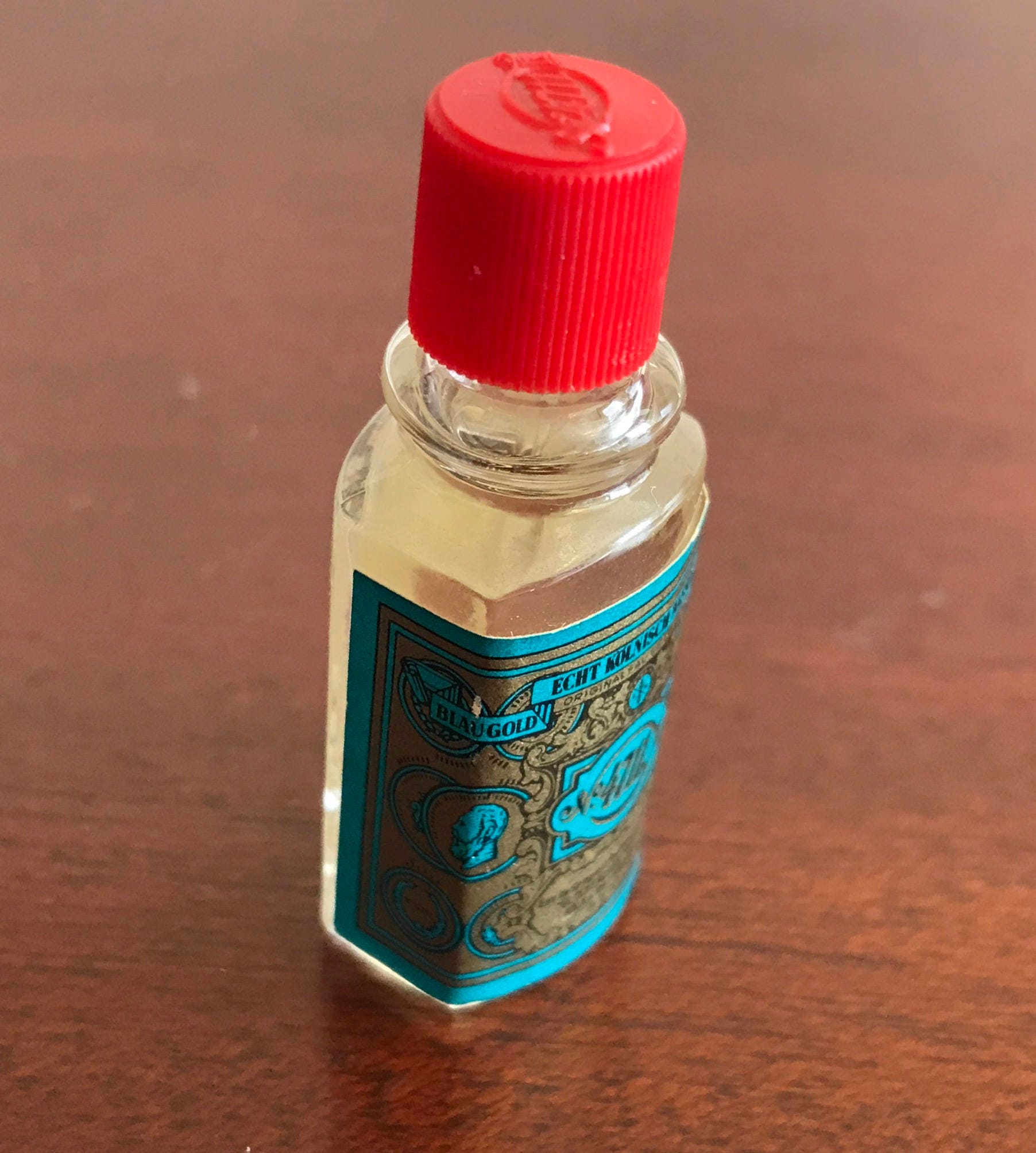 Vintage miniature perfume bottle, 4711 Eau De Cologne, Germany Number