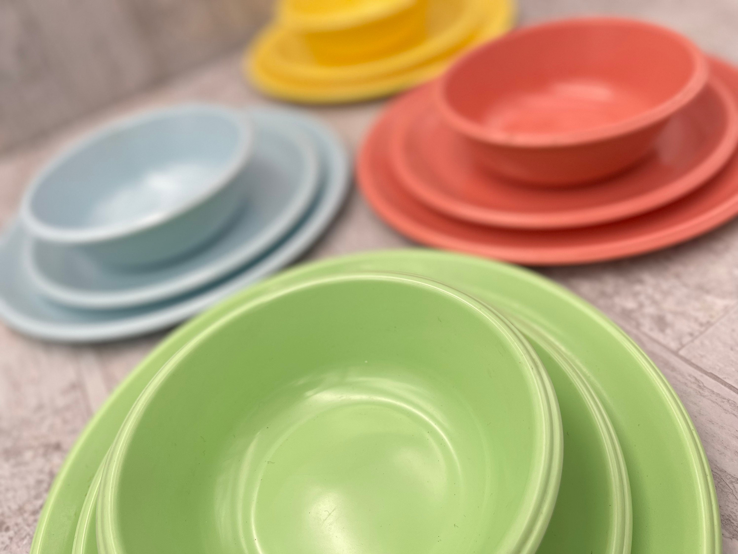 Vintage melamine dishes outlet