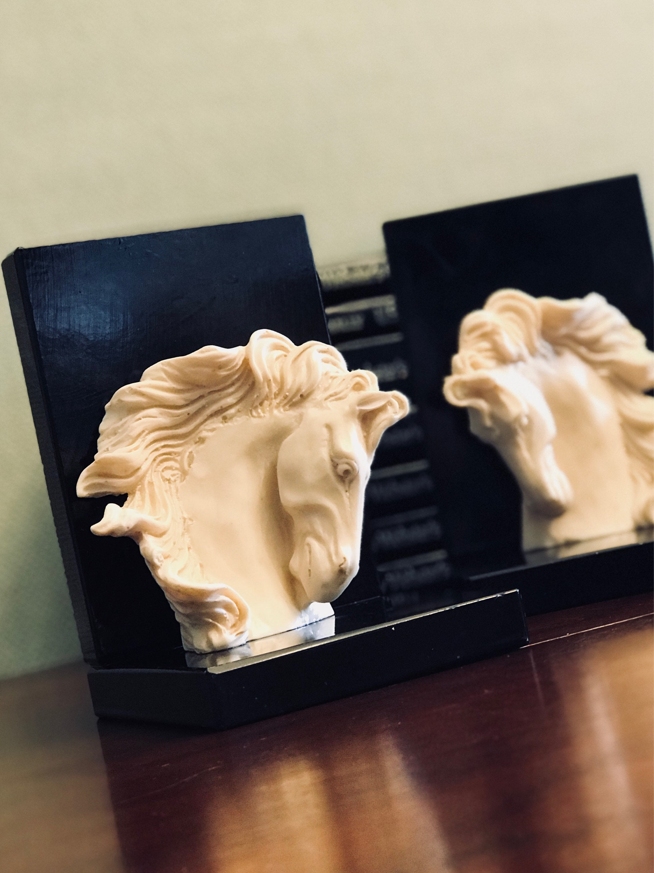 blenko horse bookends blenko horse bookends