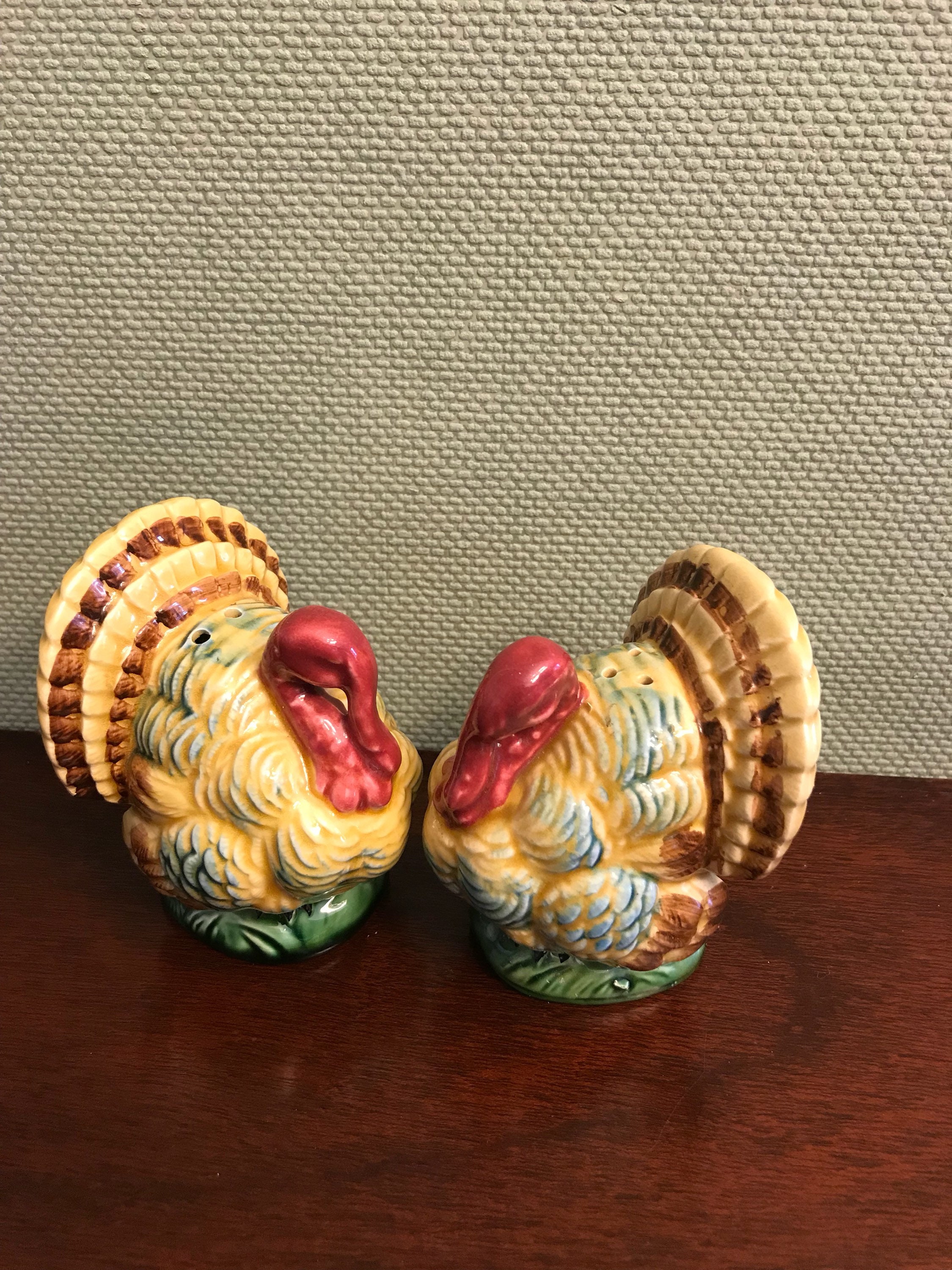 Turkey Salt and Pepper Shakers, Lefton salt pepper shakers