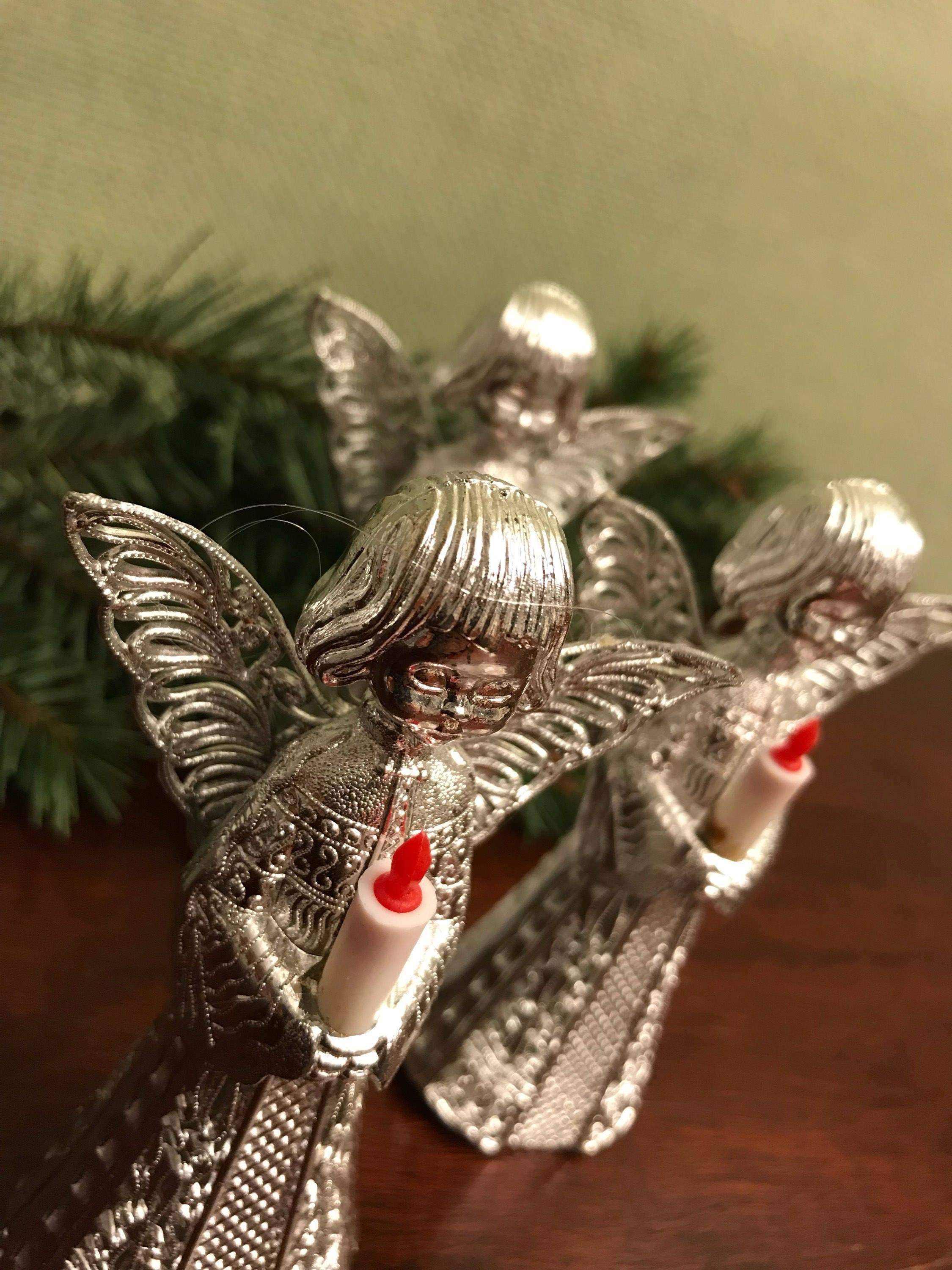 Vintage Angel ornaments, Mid century Angels, Christmas Angels, Angels