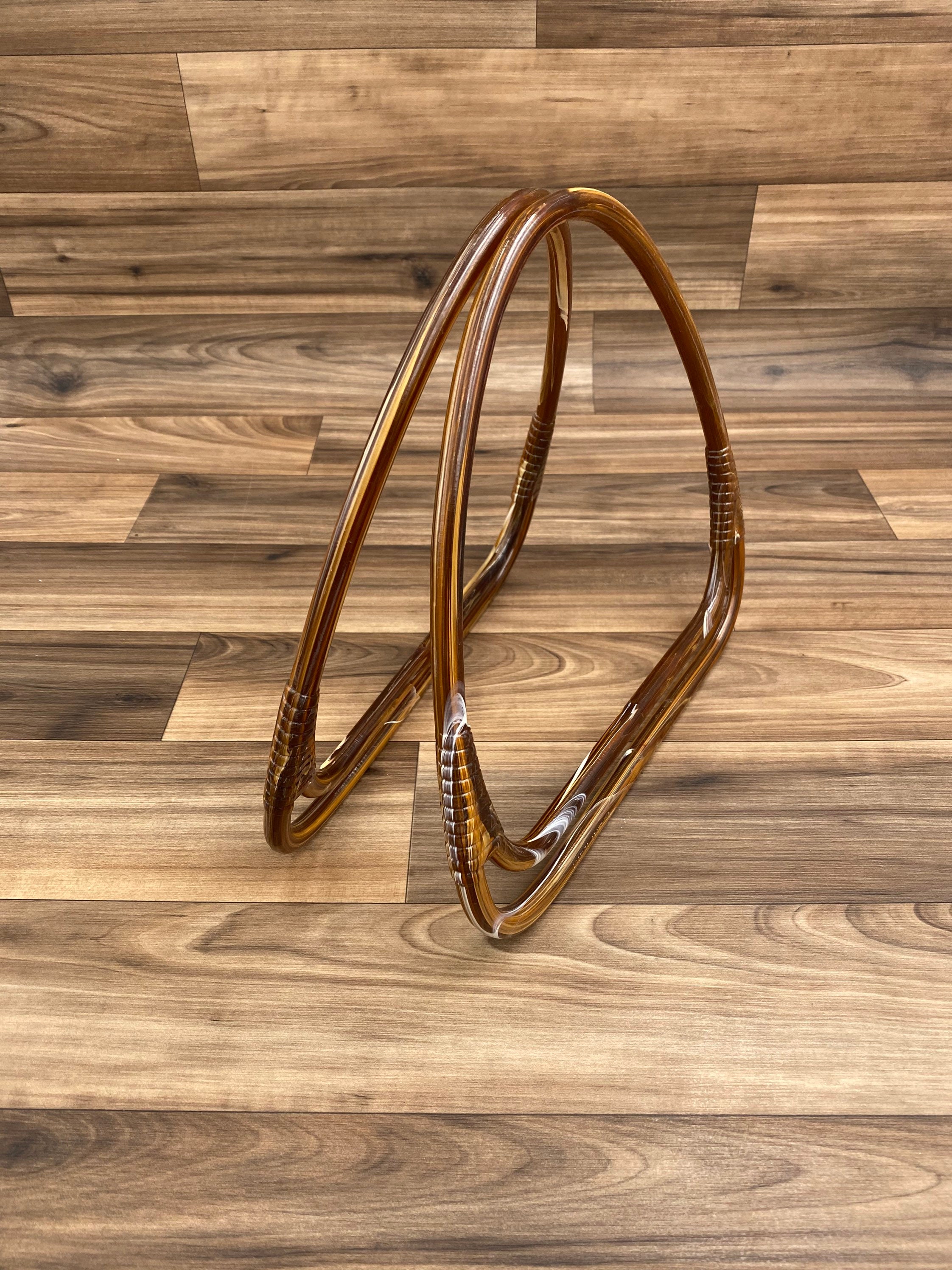 Vintage Purse Handles, Plastic Faux Tortoise shell Handbag Handles