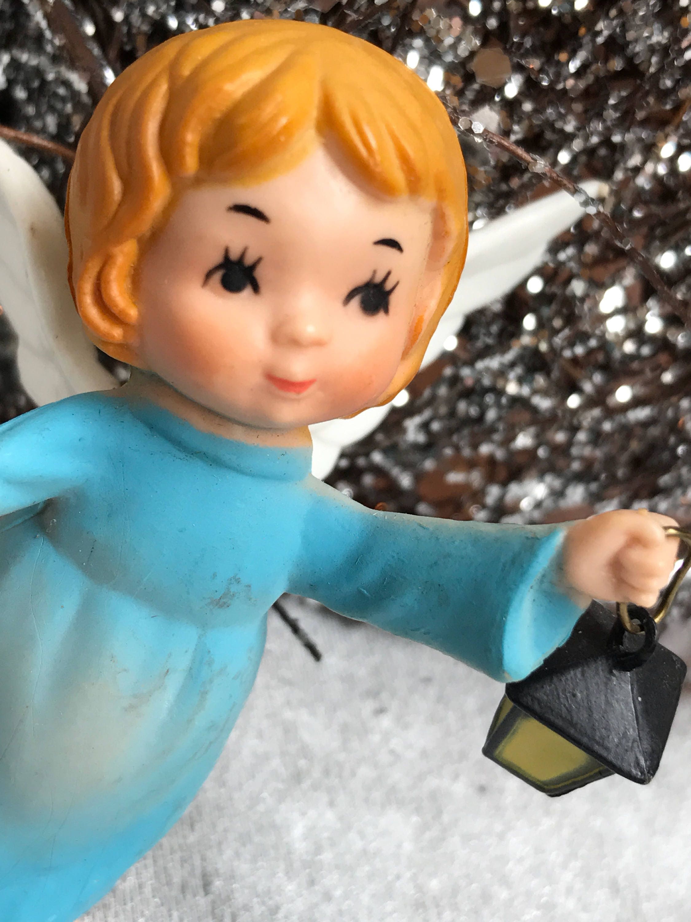 Vintage Christmas Angels, set of two Mid century Angels, Christmas