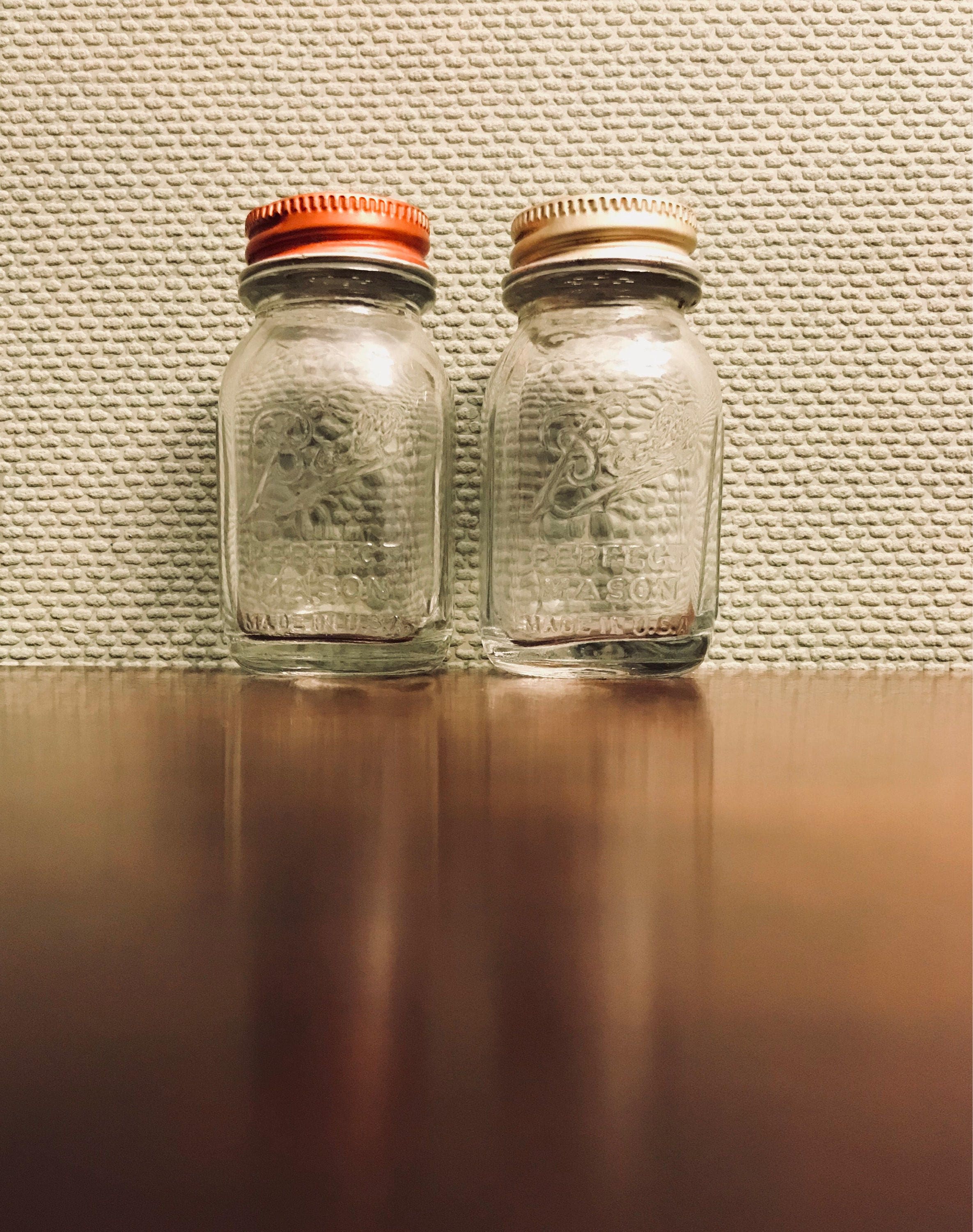 Vintage miniature Ball Jar set, Ball Perfect Mason Mini jars, miniature