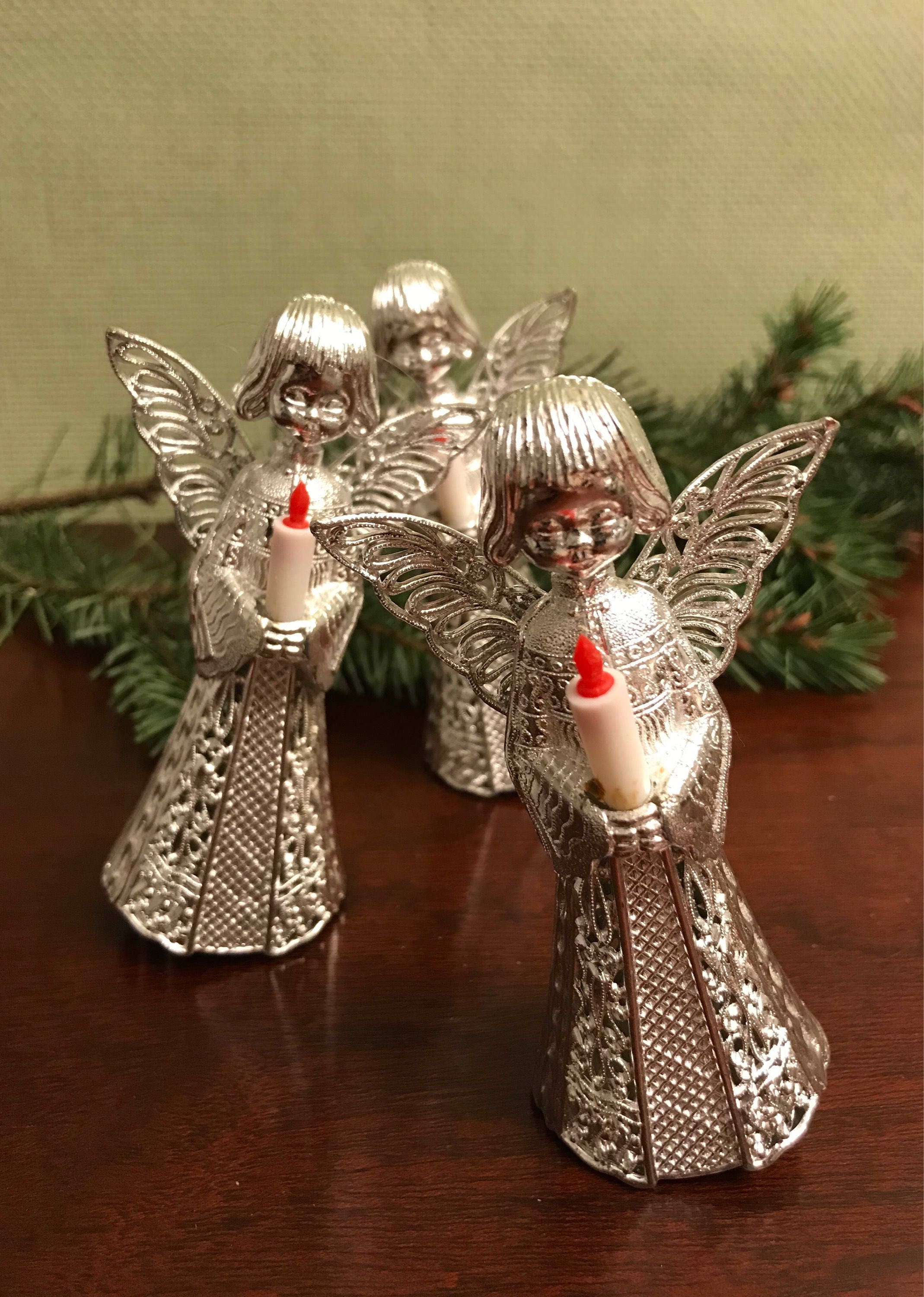 Vintage Angel ornaments, Mid century Angels, Christmas Angels, Angels