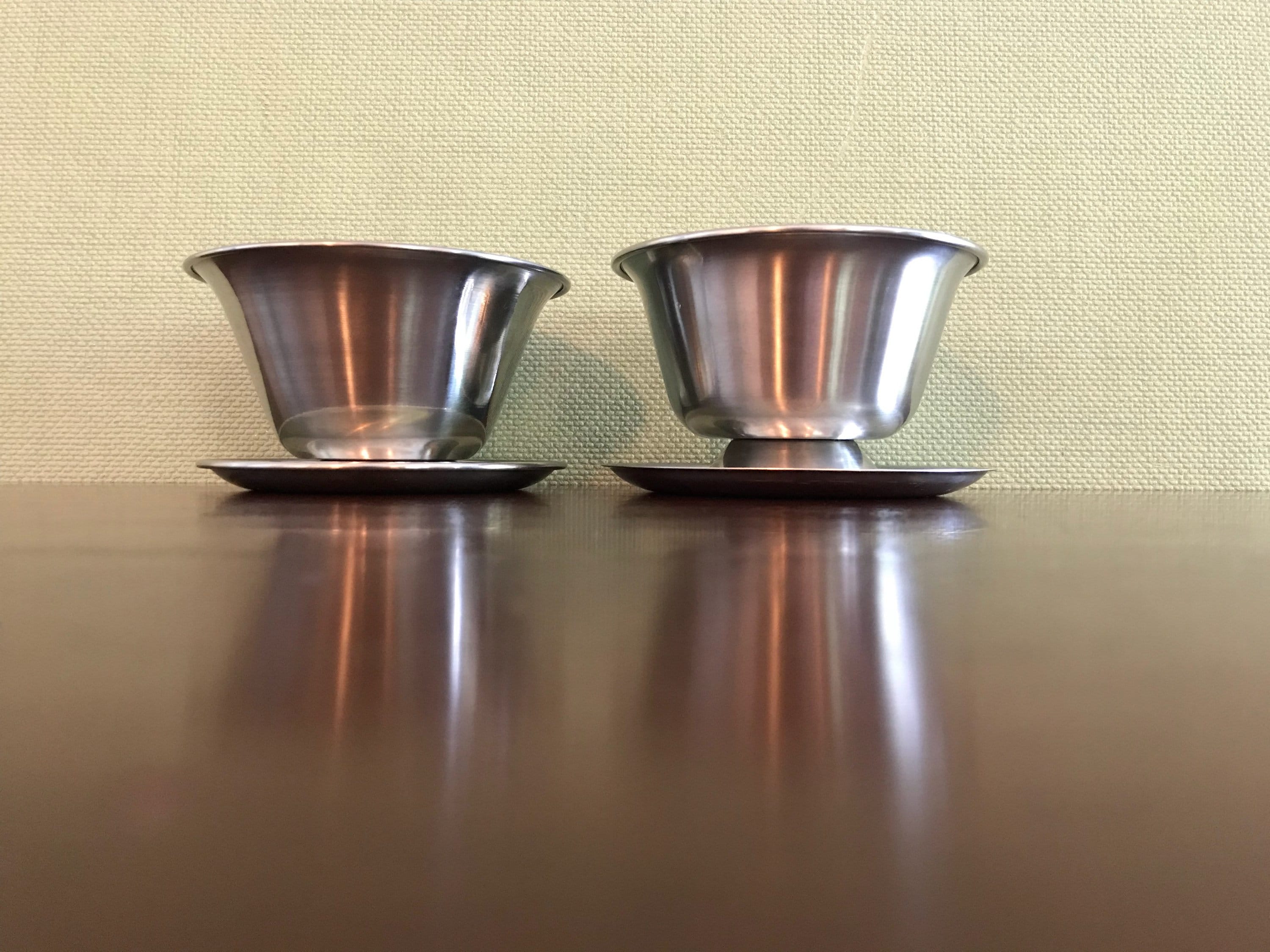 Danish Modern Bowls, Denmark, Stainless Steel Bowls, stainless
