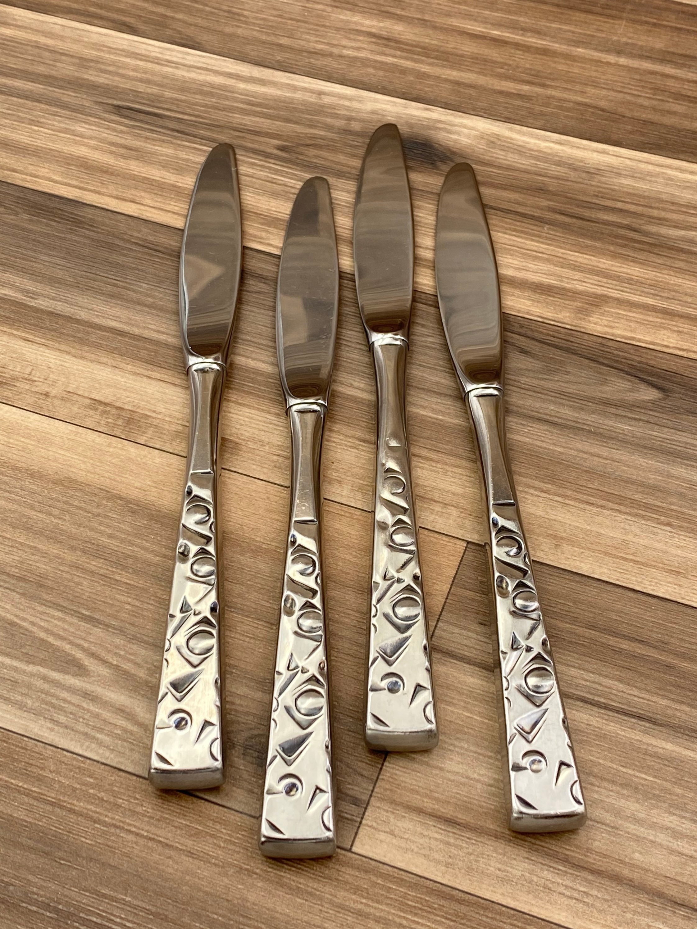 RARE Mid Century Stainless Flatware, Navaho by International Silver