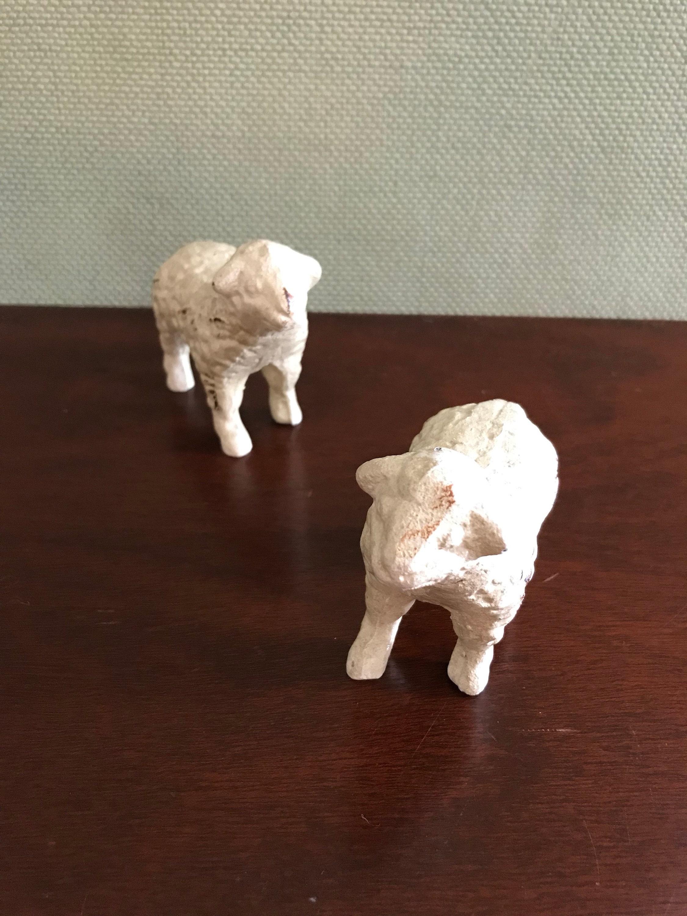 antique sheep figurines