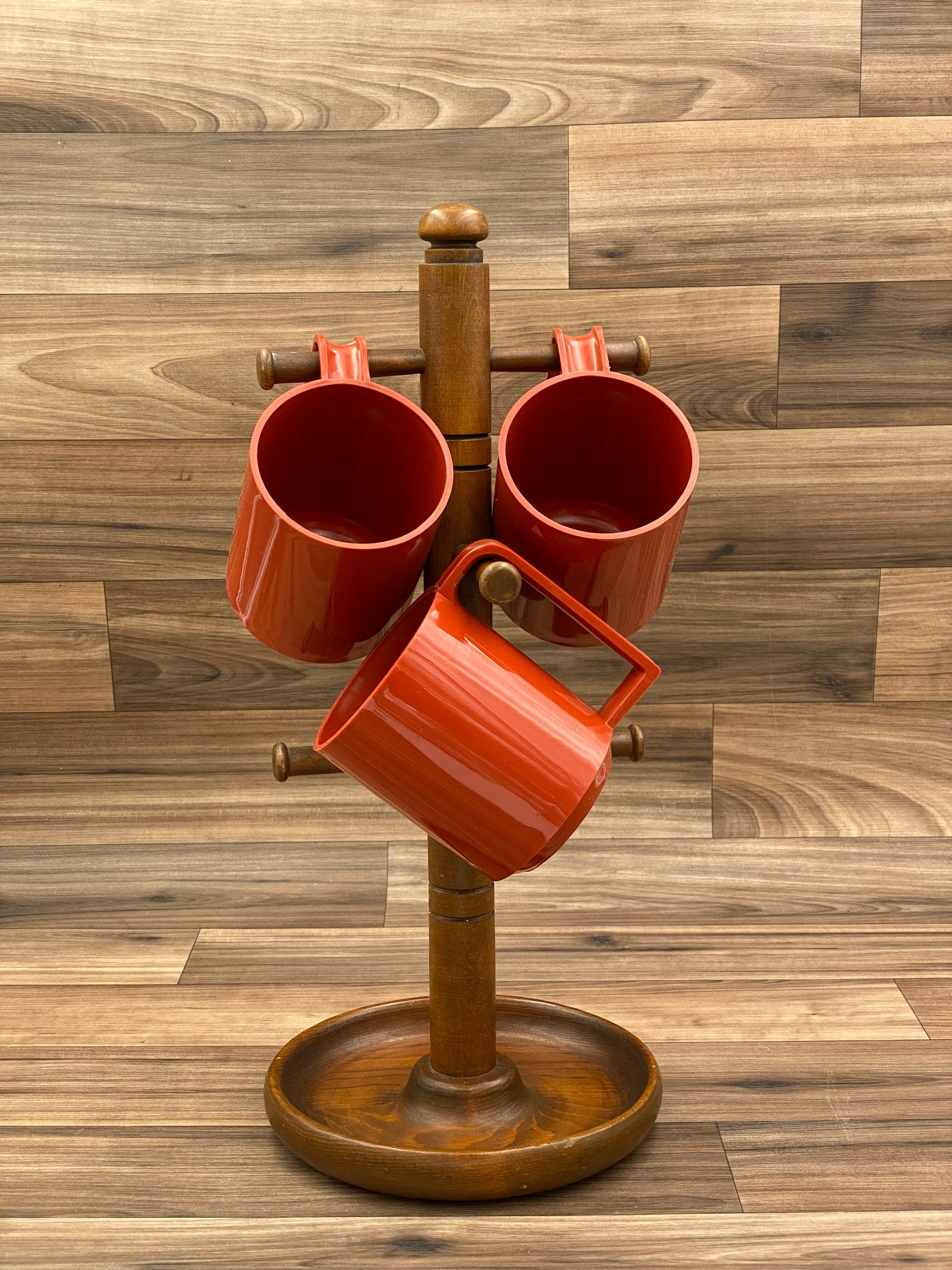 Rustic mug holder, Wooden Mug Tree, Cup Hanger, kitchen organization