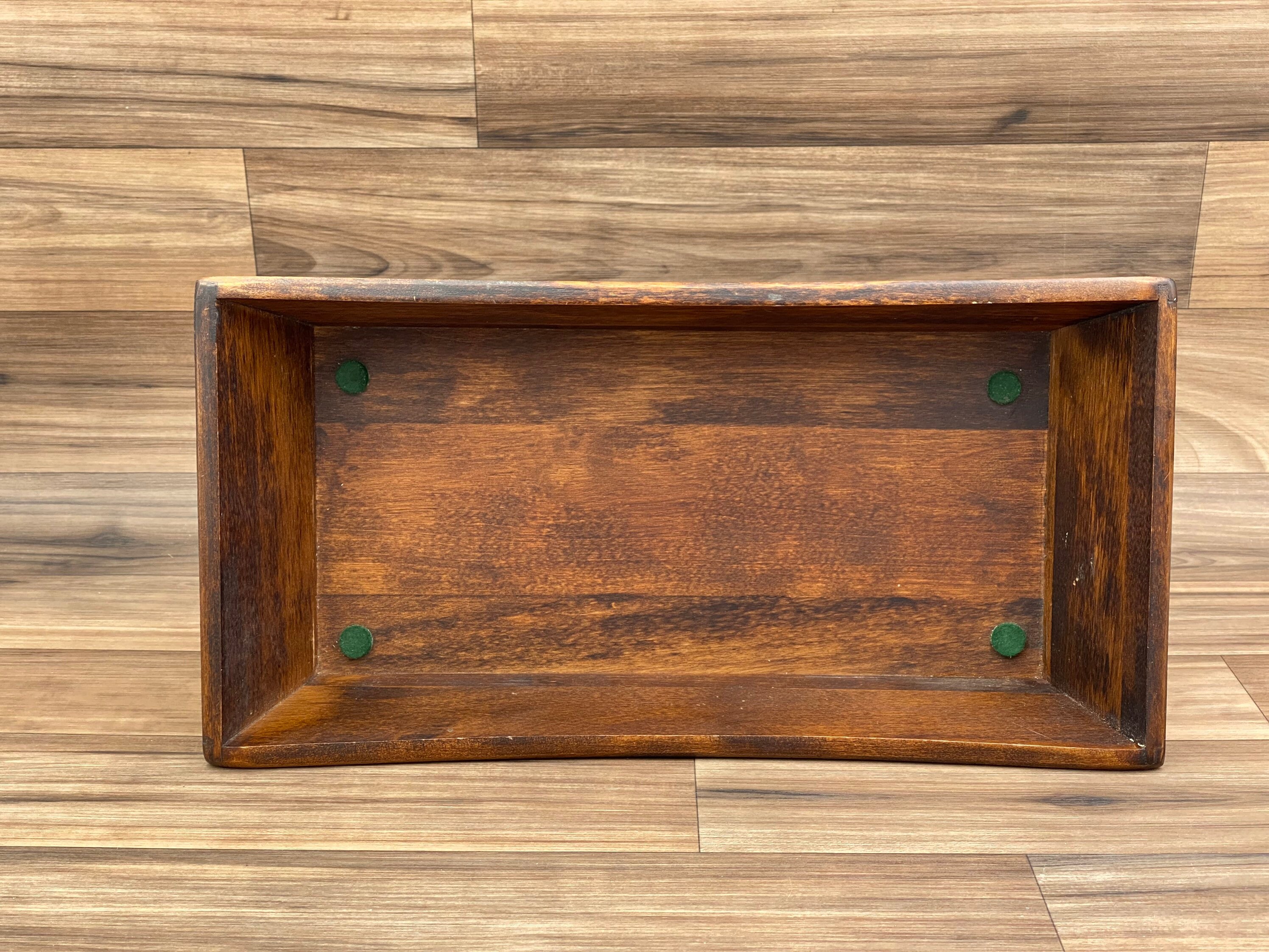 Vintage Wood Serving Tray, Designer M n M Serving tray with Slate