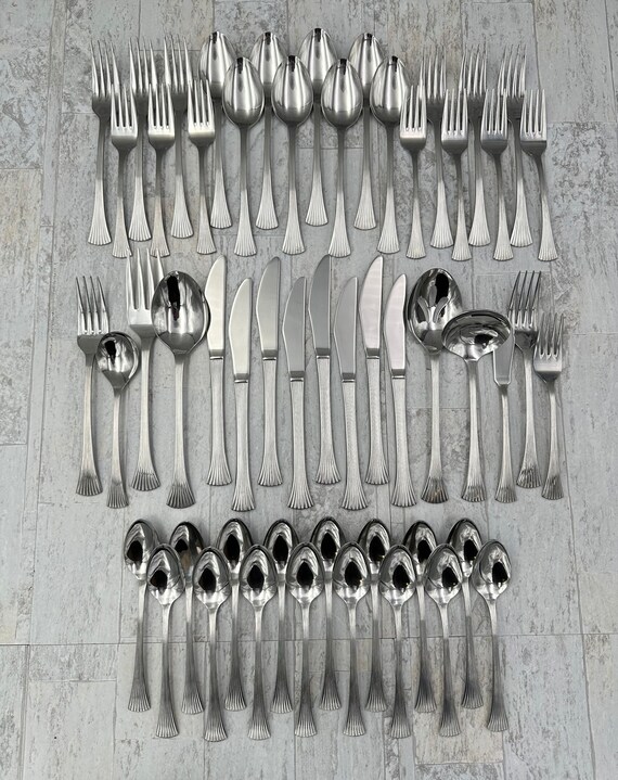 Vintage Stainless Flatware, Swathmore by The Cellar high quality Silverware set