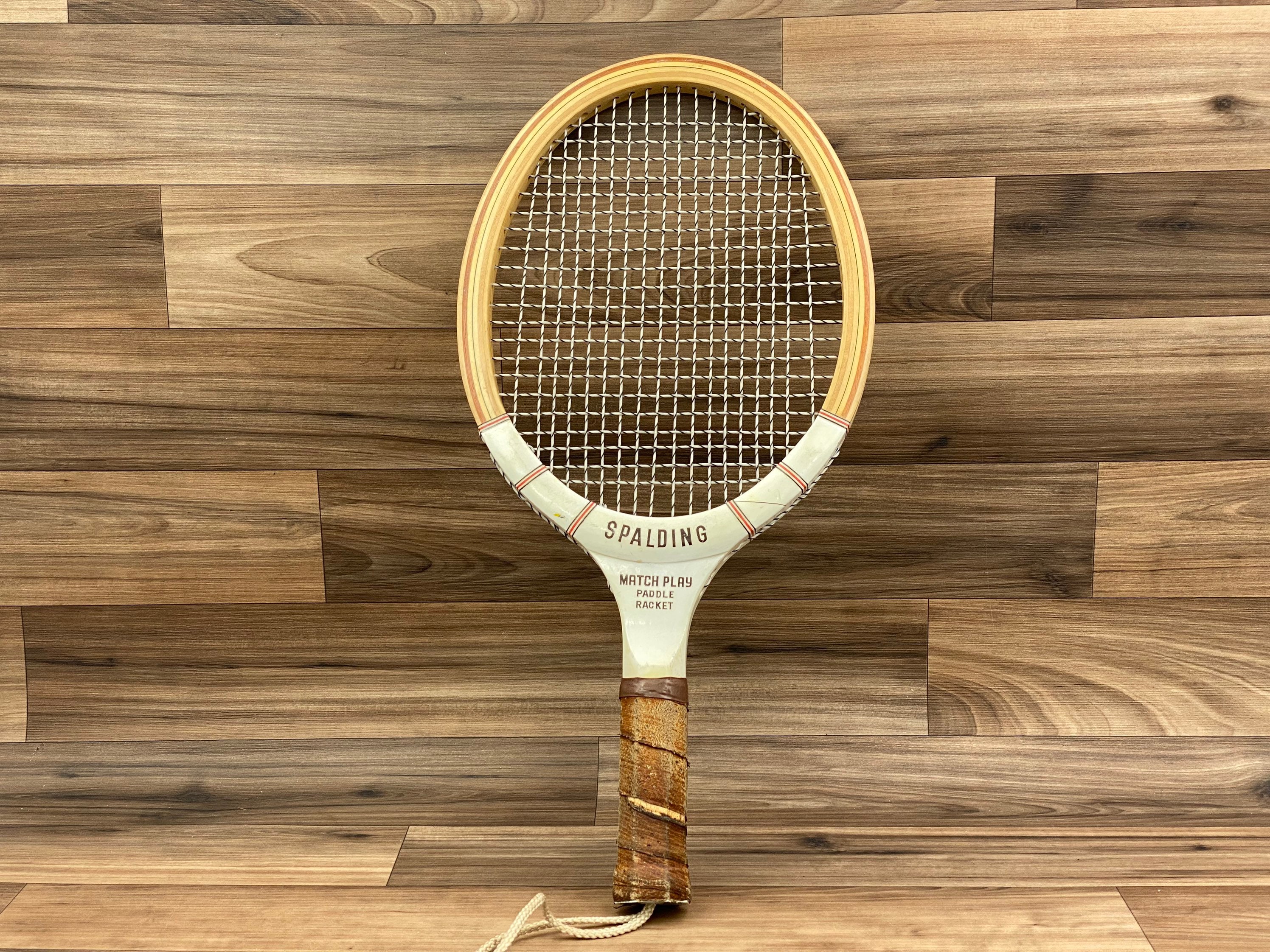 Vintage Spalding Match Play Paddle Racket, RacketBall Racket, Cabin ...