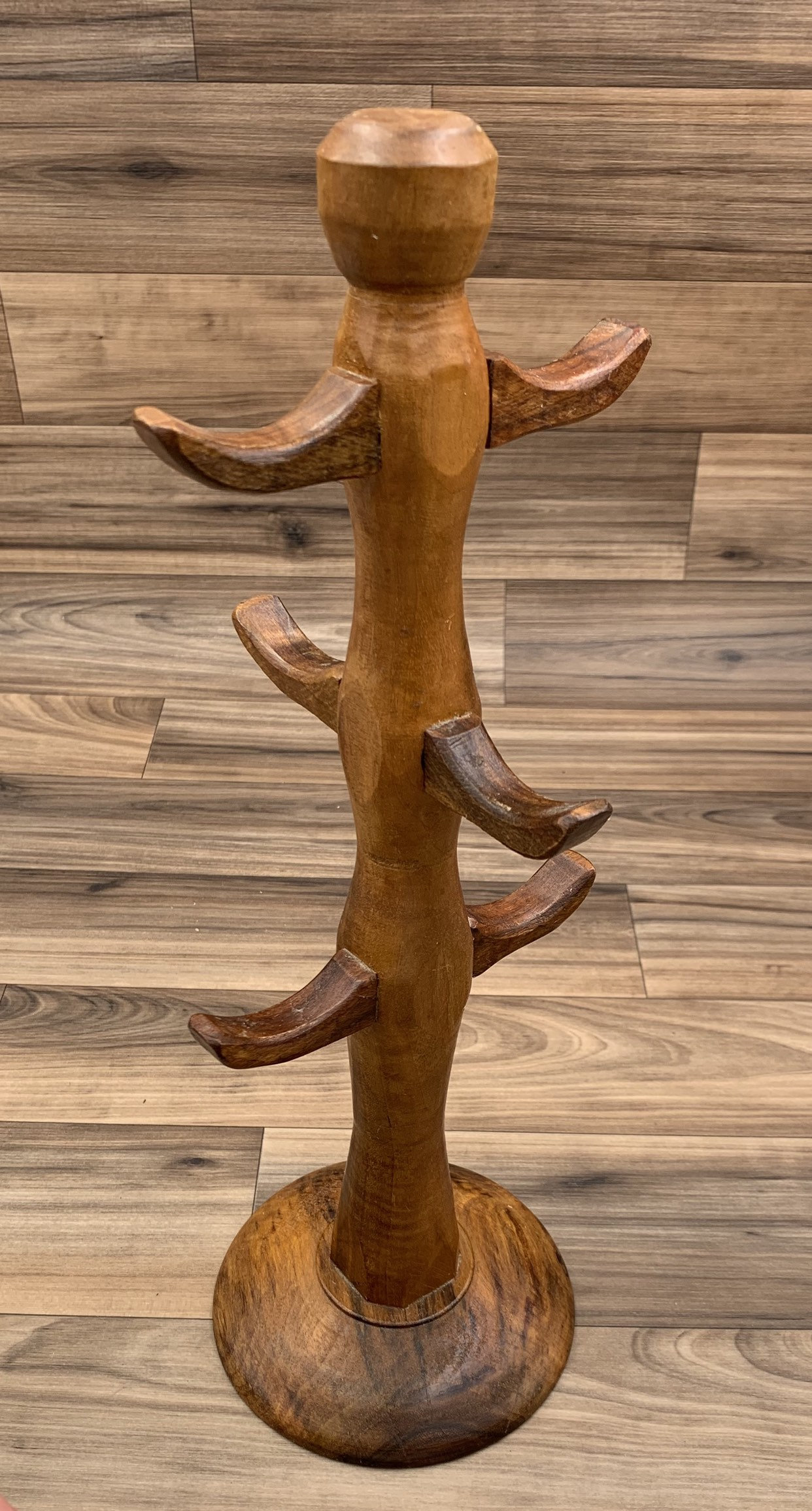 thumbnail image 2 of Stainless Steel Mug Tree Holder - 6 Hook Cup Organizer For Kitchen Counter 2 of 10