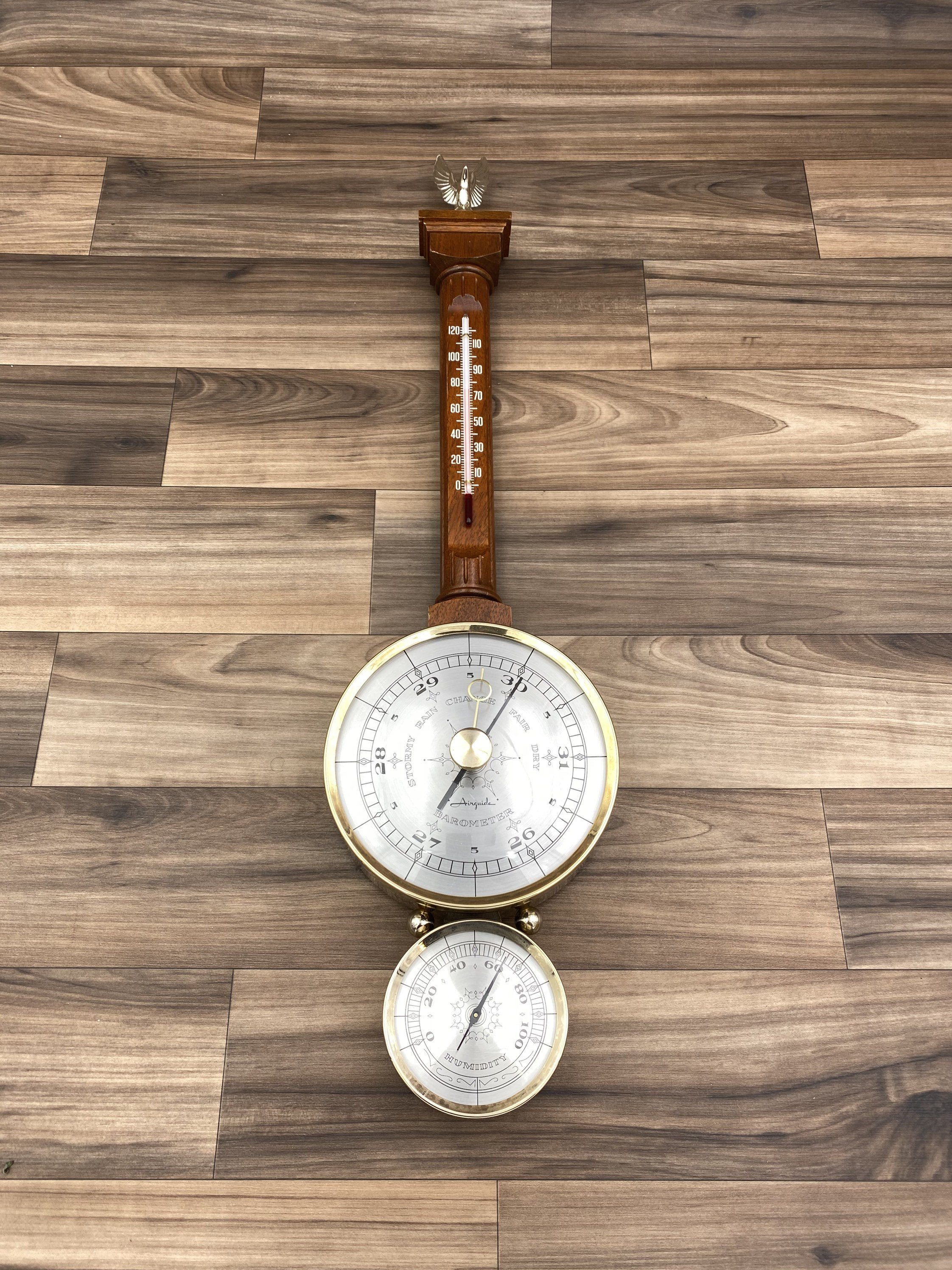 Airguide Weather Station, collectible Barometer Thermometer, Federal