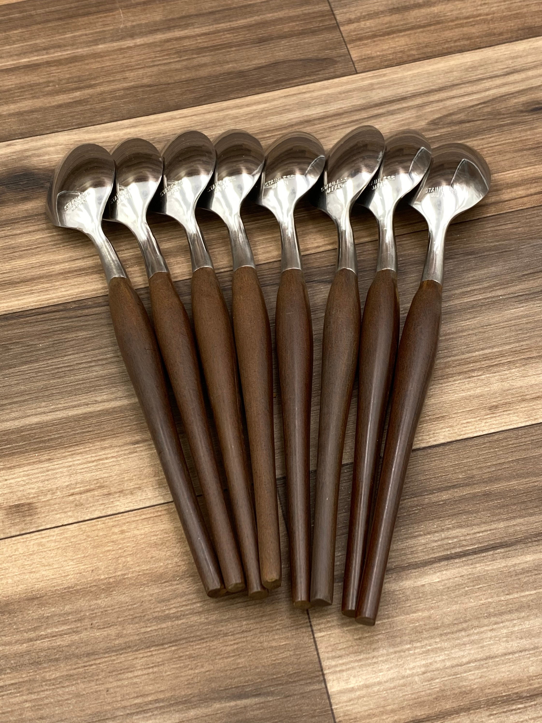 Danish Modern flatware Set, Cold Drink Spoons, Iced tea spoons, Foodie Gift