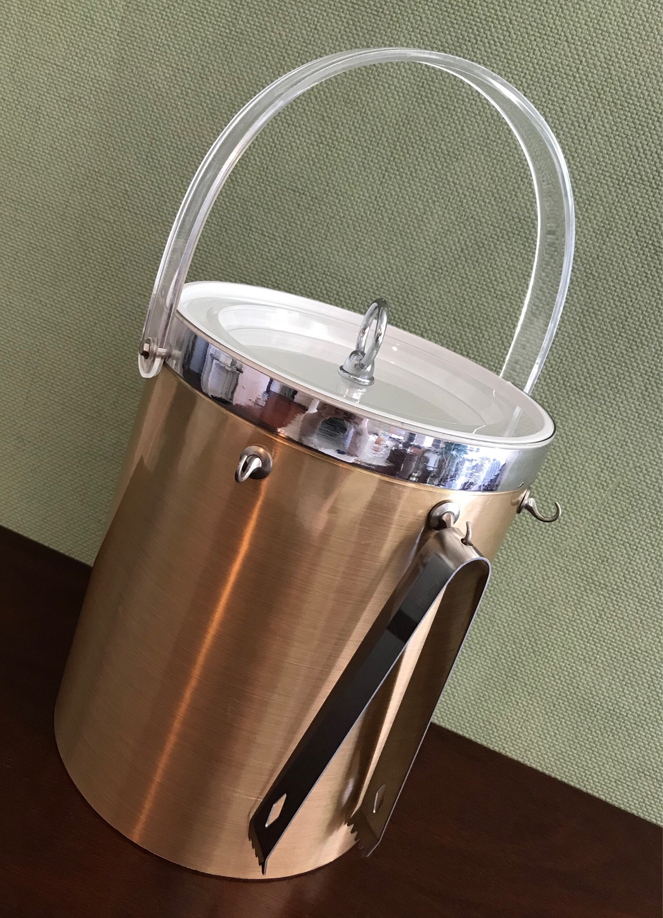 Briard Gold Ice Bucket Hollywood Regency Ice Bucket Etsy