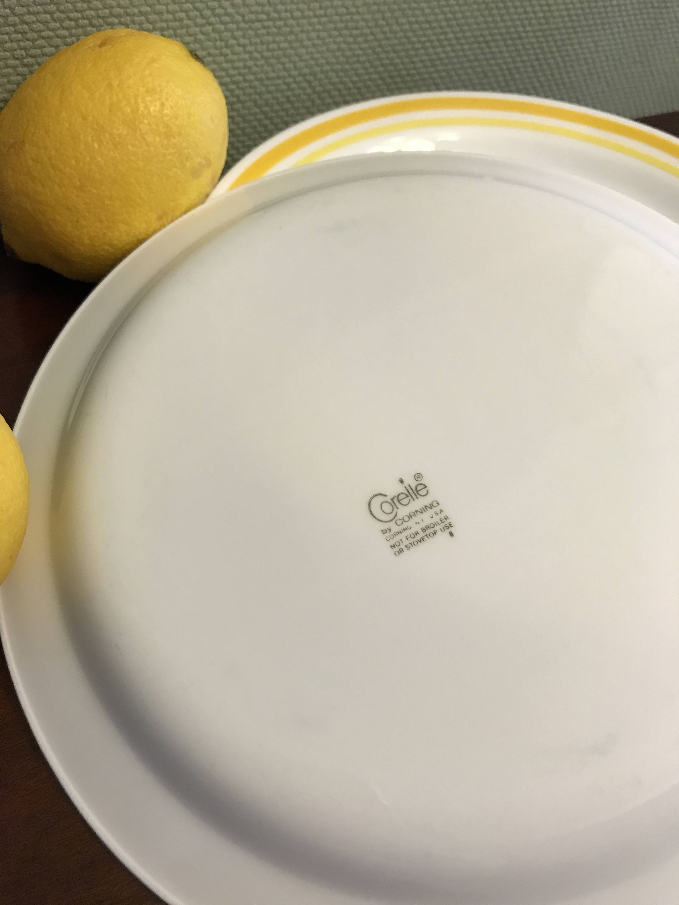 Corelle Citrus Dinnerware, Corelle Citrus Salad plates, 7 piece Set