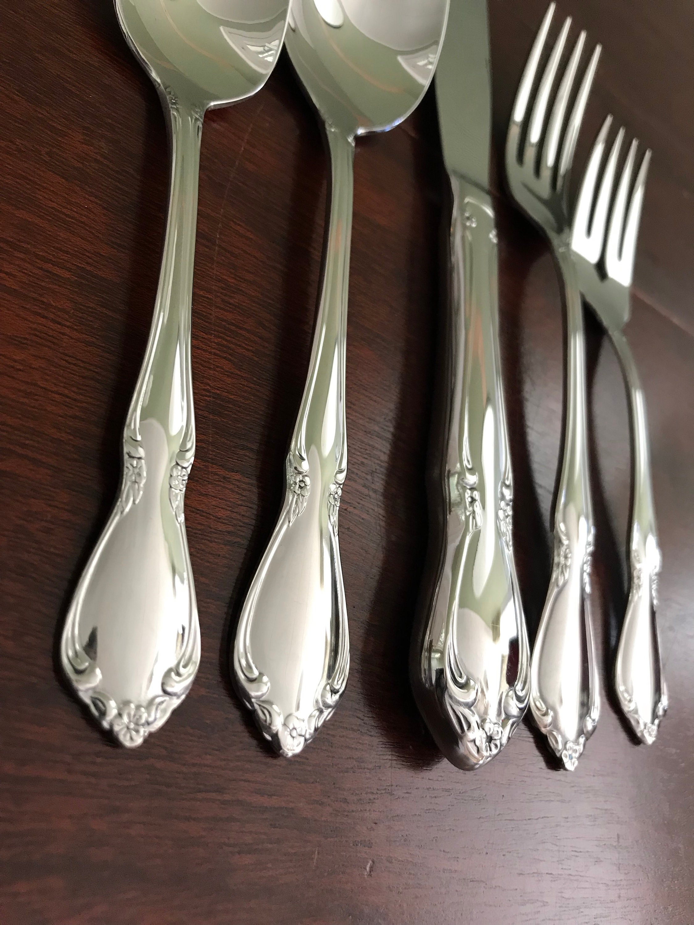 Oneida Chateau Flatware set, Oneida Community Replacement Flatware, 5