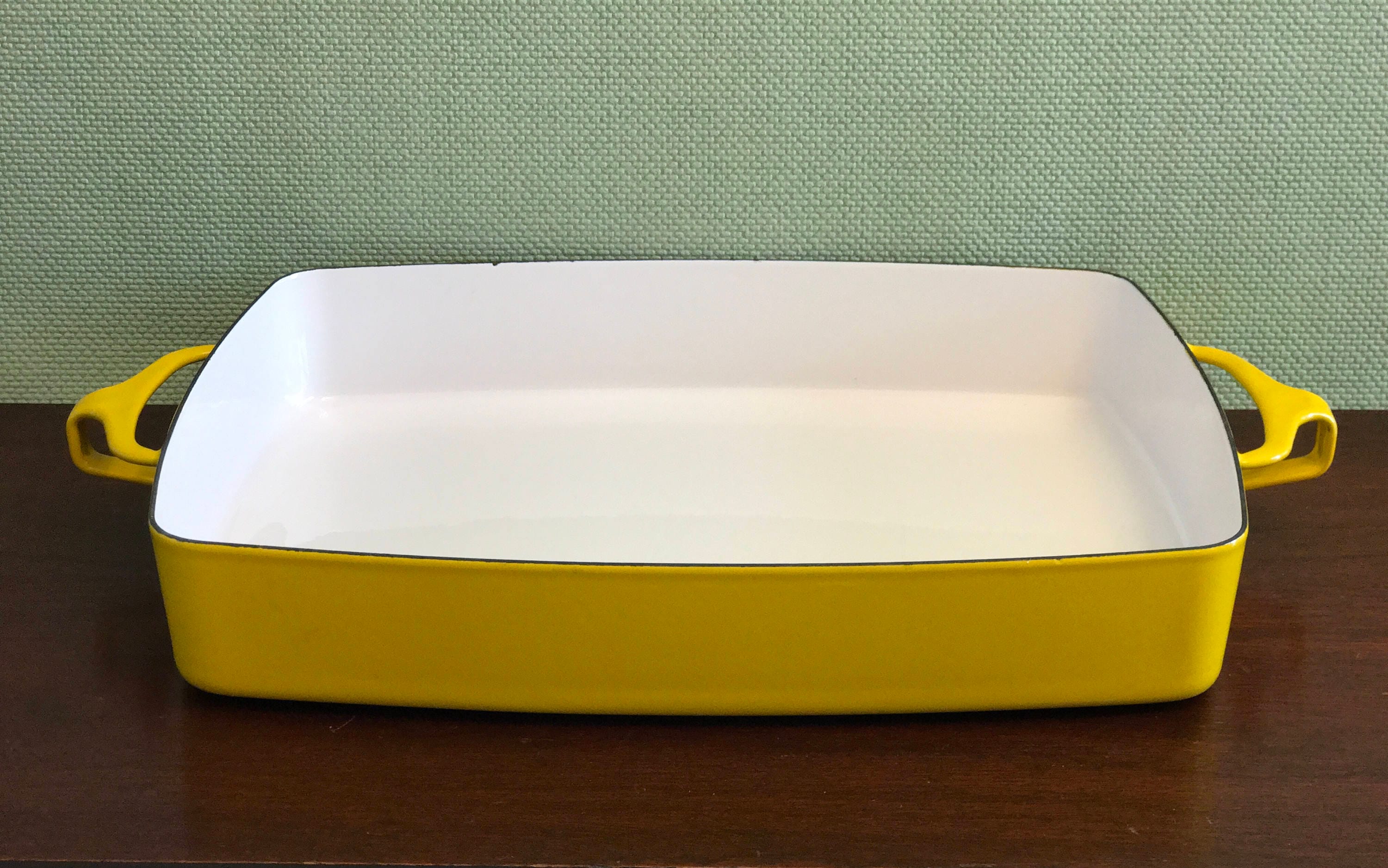 Danish Modern Bakeware, Dansk Kobenstyle Enamel Baking Pan, Danish