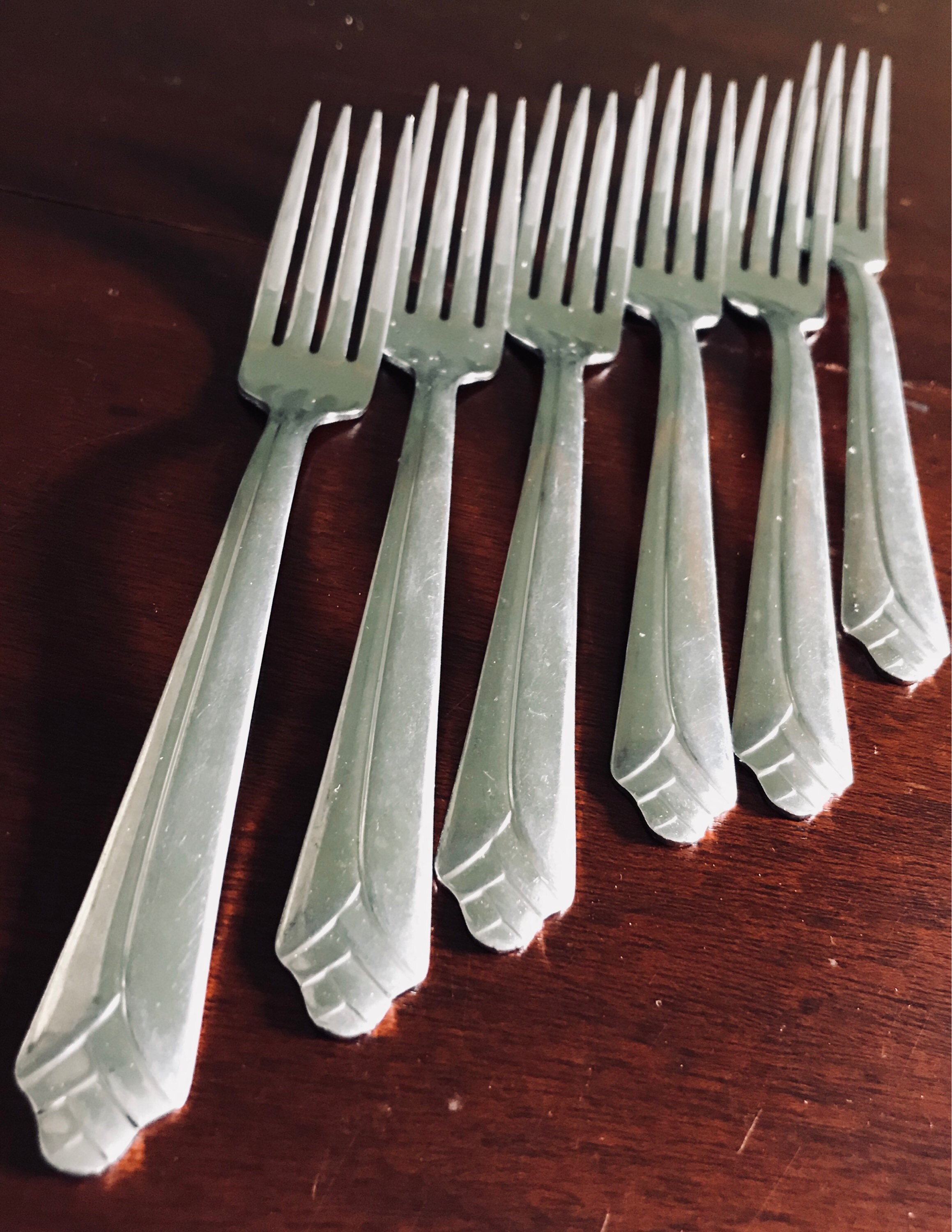 Mid Century Stainless Flatware Set, Ekco Keepsake Stainless Steel