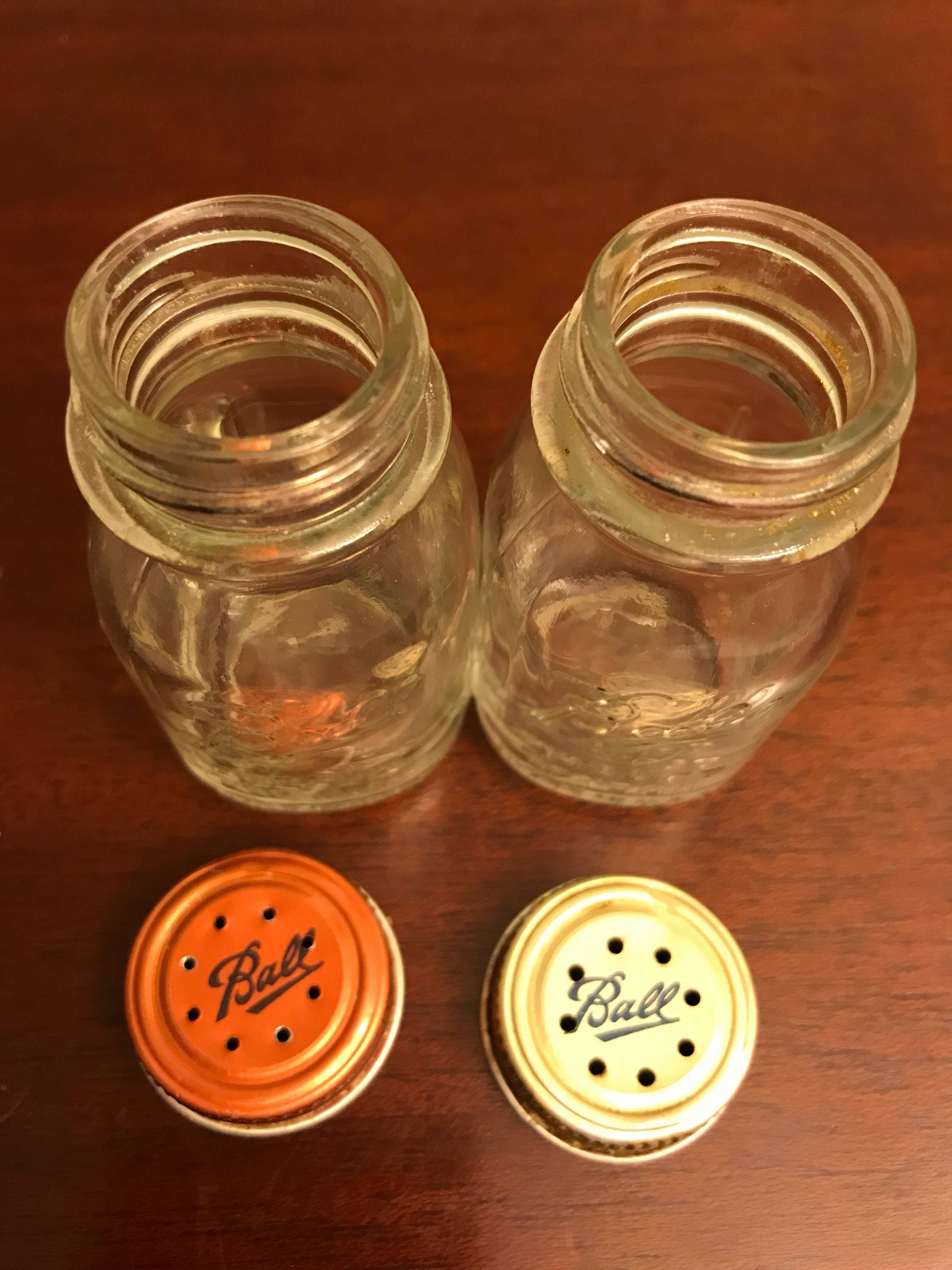 Vintage miniature Ball Jar set, Ball Perfect Mason Mini jars, miniature