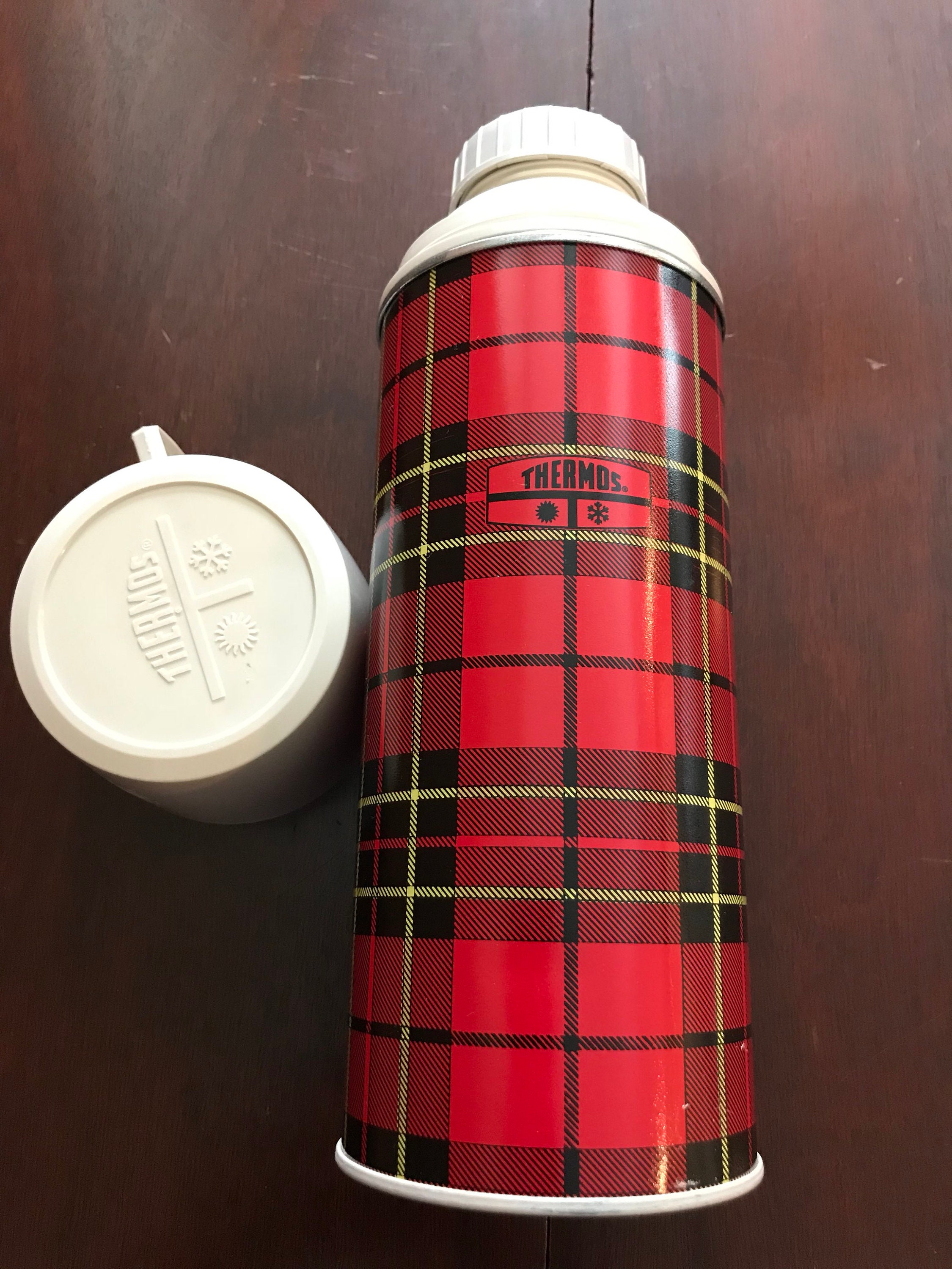 Vintage Thermos Bottle, Picnic Thermos Bottle, King Seeley Thermos