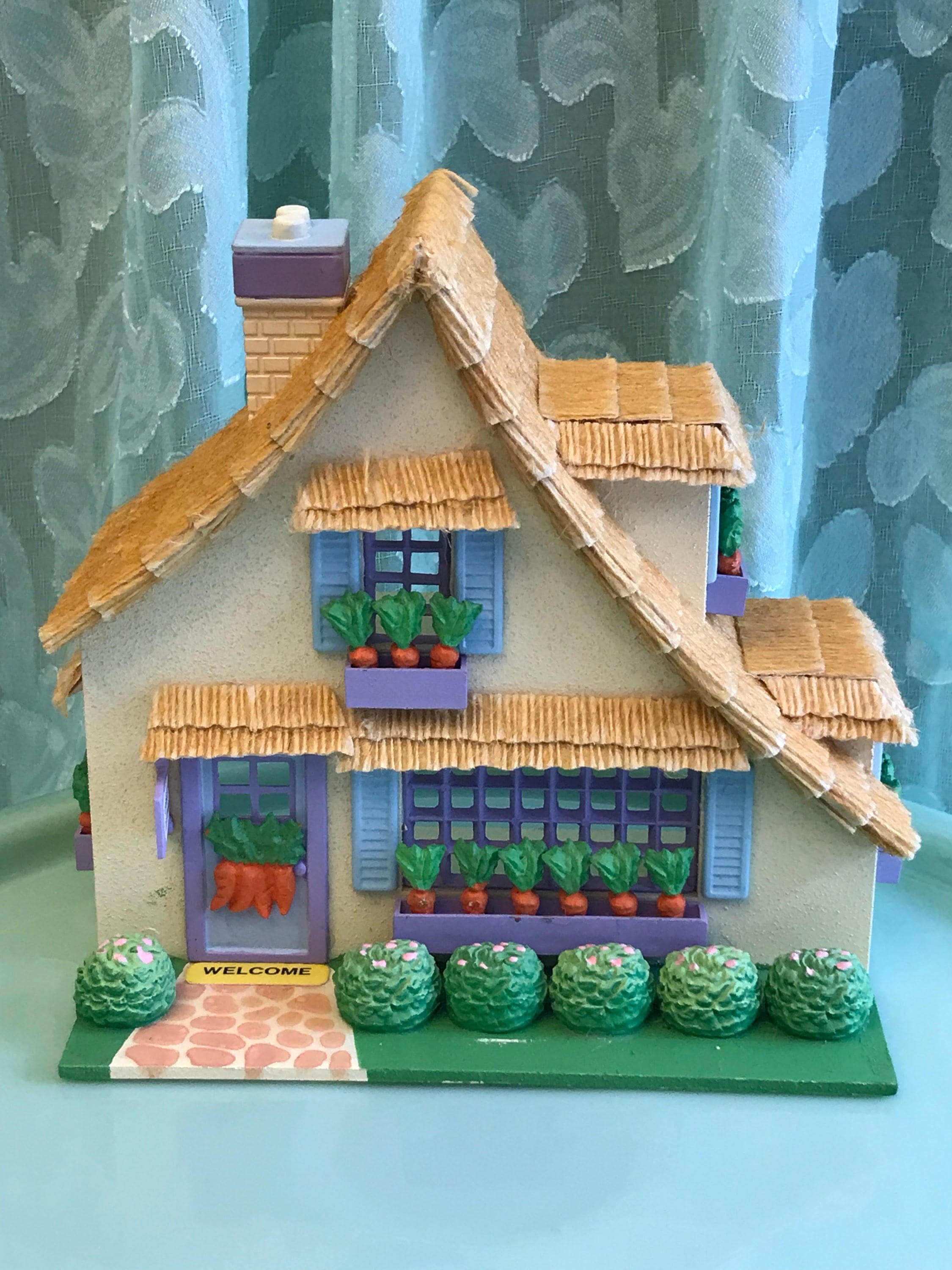 Dept 56 Easter Village Hide A Way Hollow Carrot Cottage, Easter Bunny Village, Easter