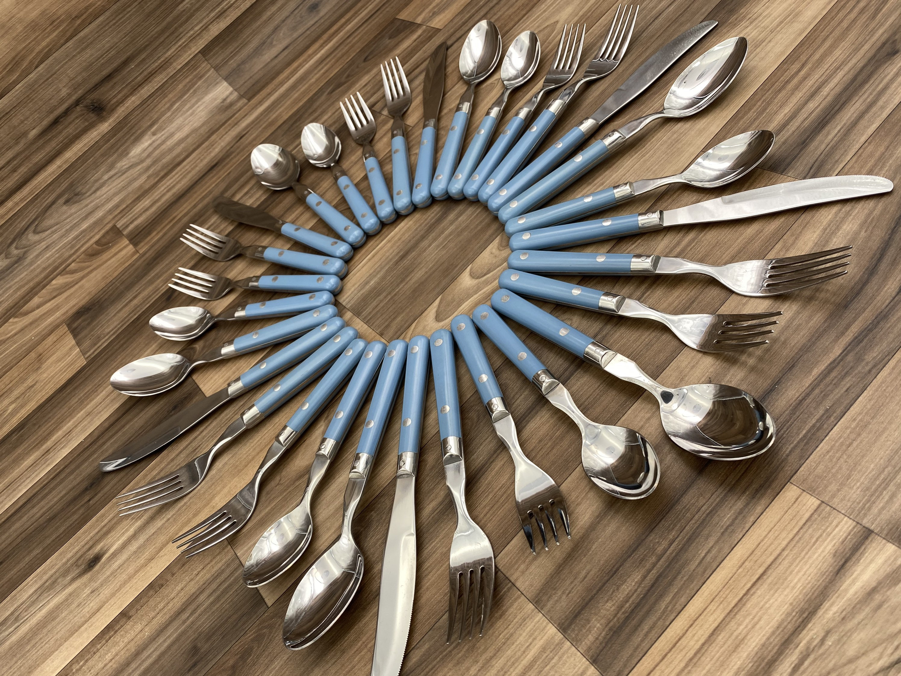 mardi gras stainless flatware