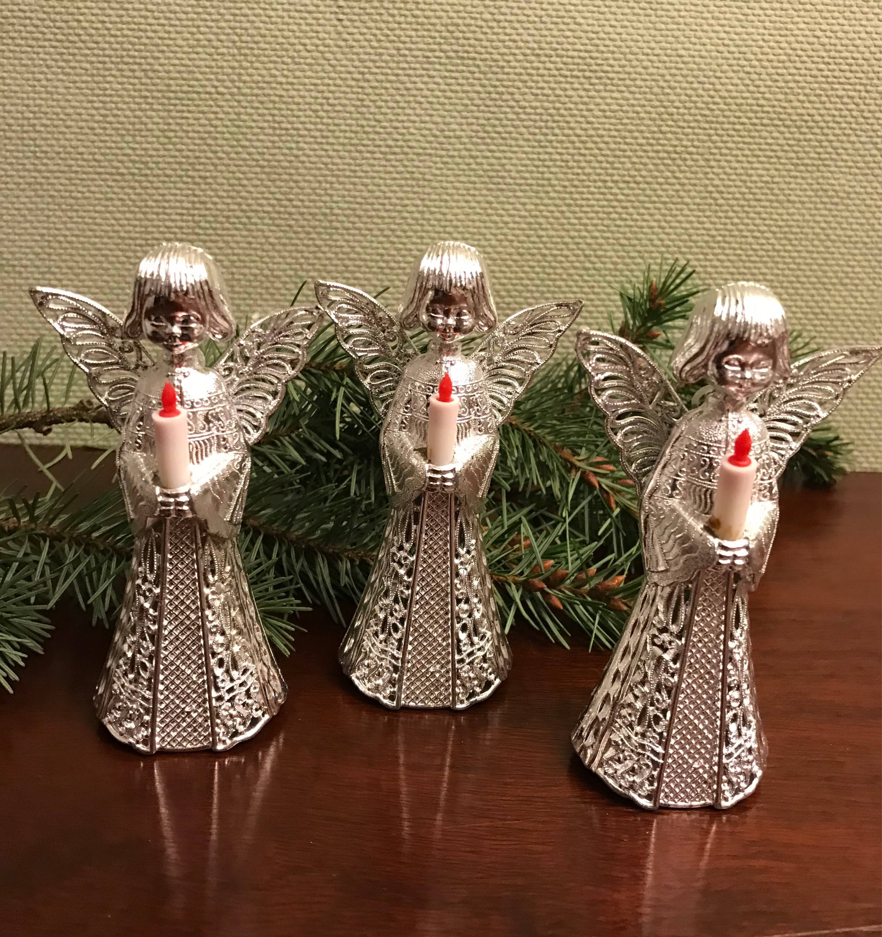 Vintage Angel ornaments, Mid century Angels, Christmas Angels, Angels