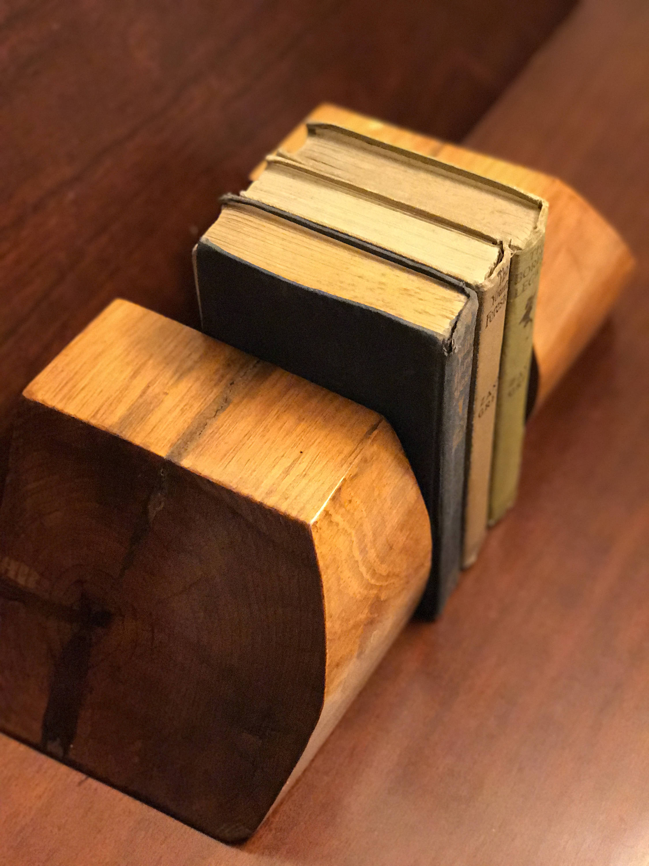 wood bookends wood bookends