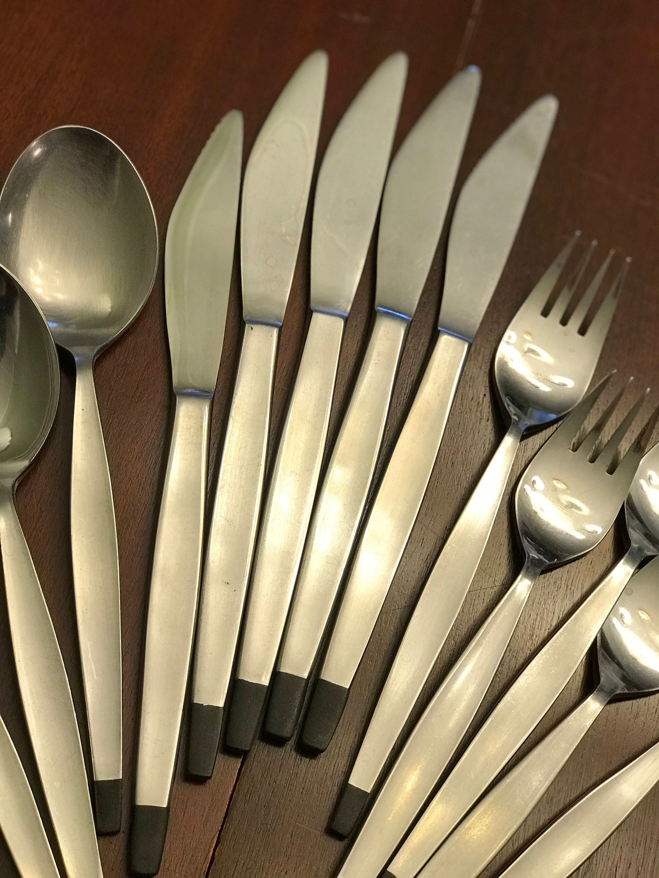 Vintage Flatware, Night and Day Stainless Flatware, Made in Japan
