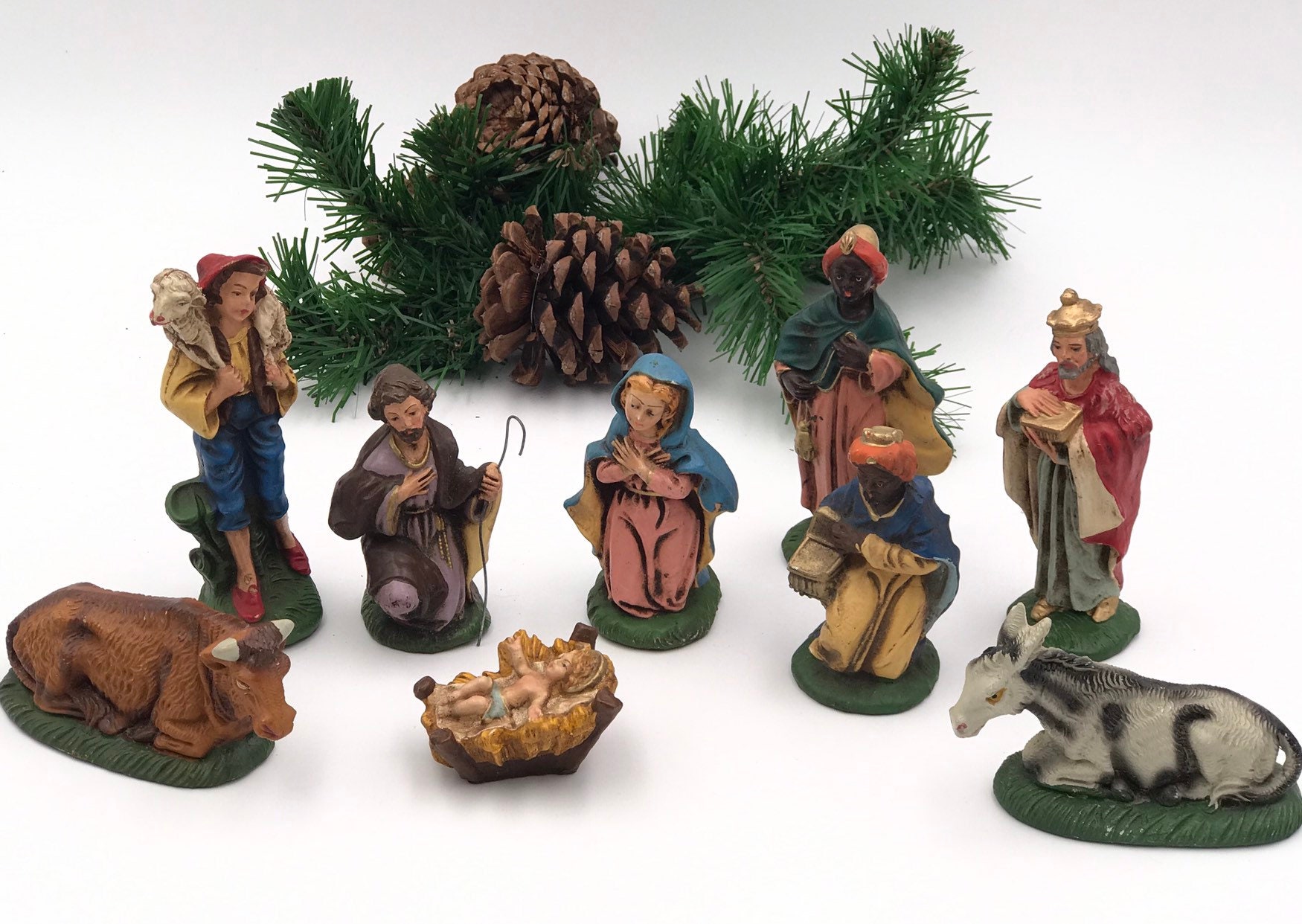 Vintage nativity sale set