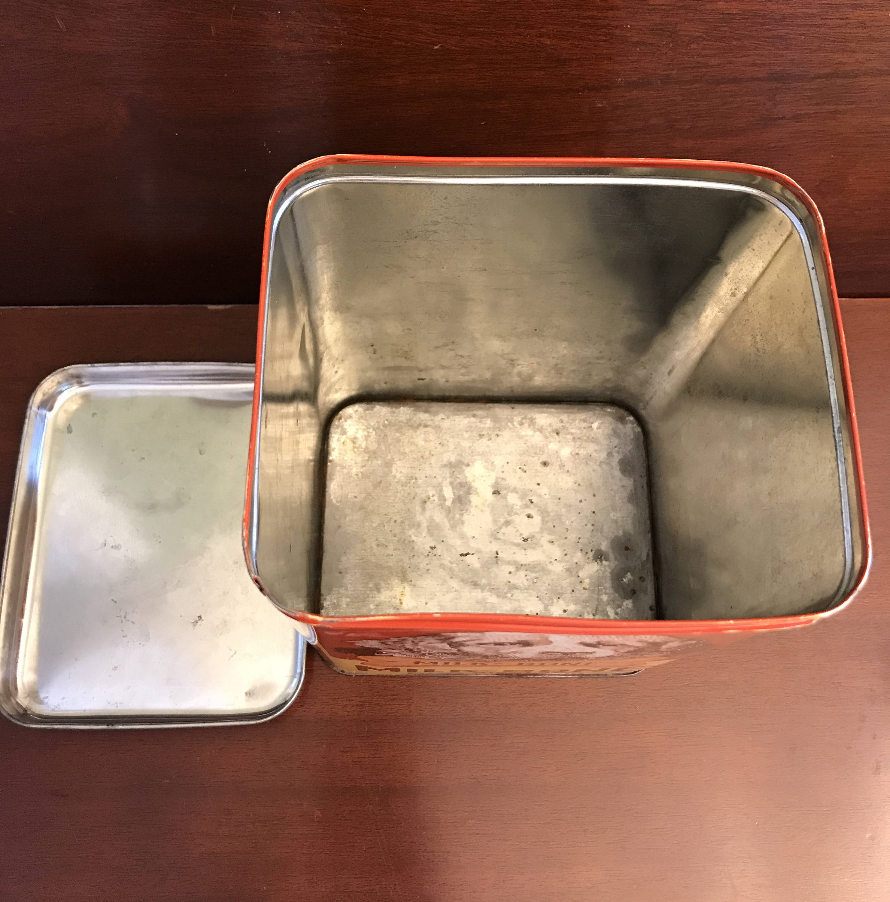 Vintage Milkbone Tin, Dog Biscuit Tin, MilkBone Tin, Dog Treat Storage