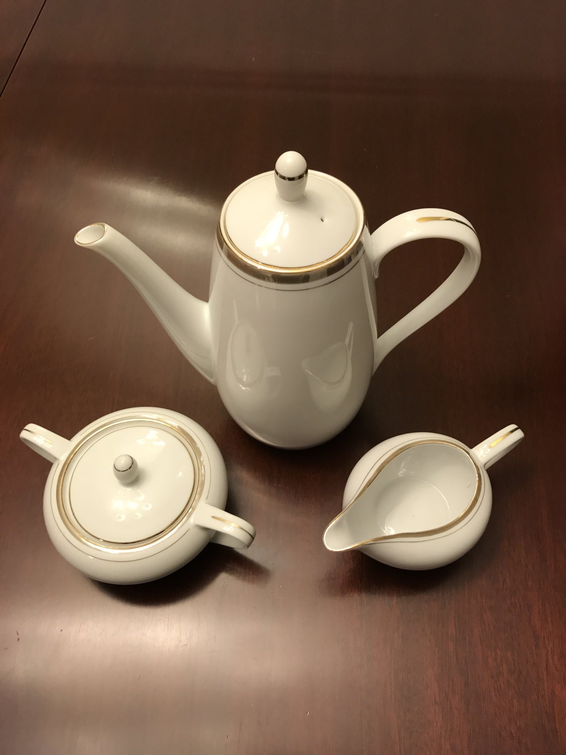 Vintage Tea Set, Coffee Service, Royalton Golden Elegance Fine China