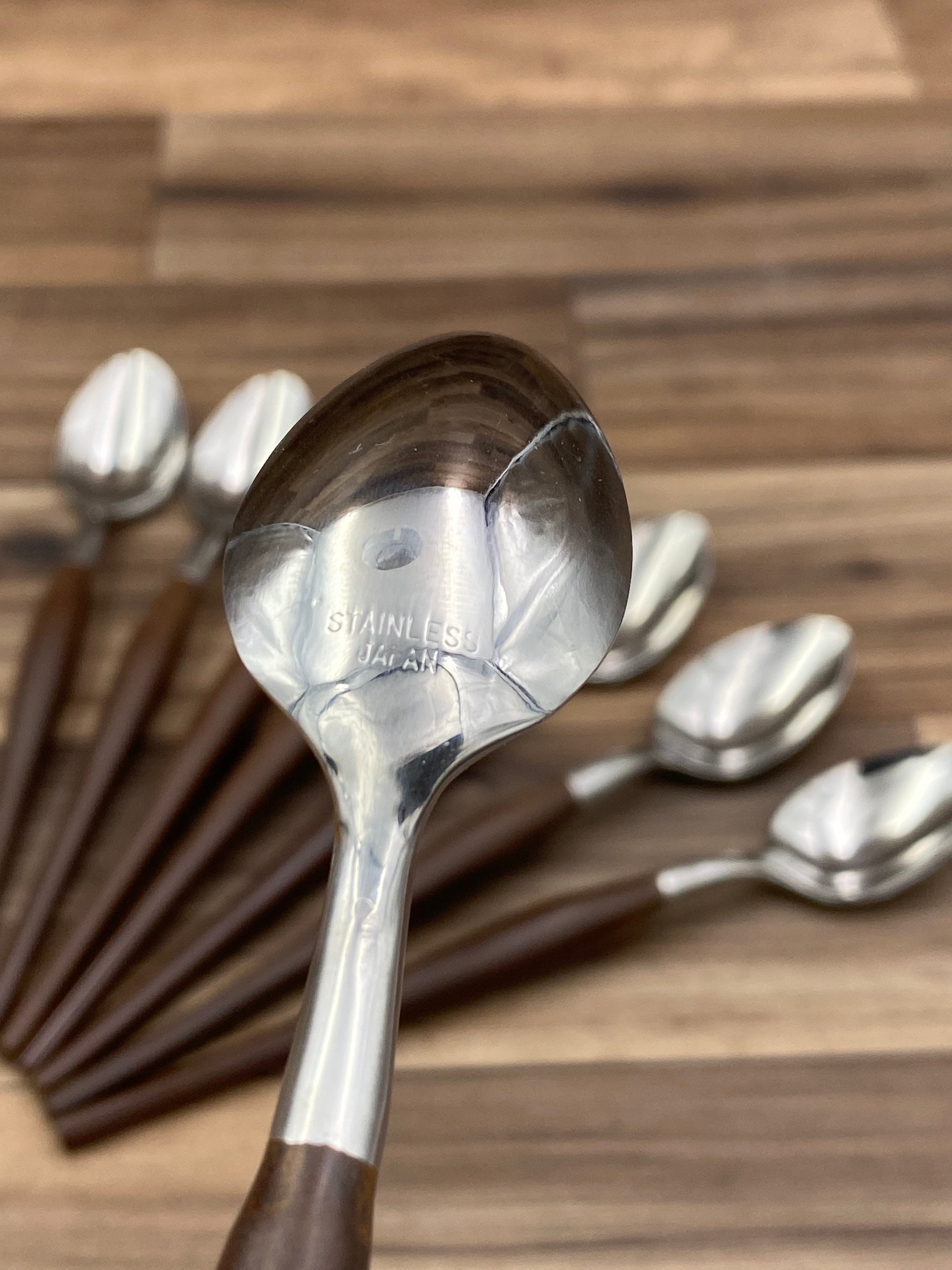 Danish Modern flatware Set, Cold Drink Spoons, Iced tea spoons, Foodie Gift