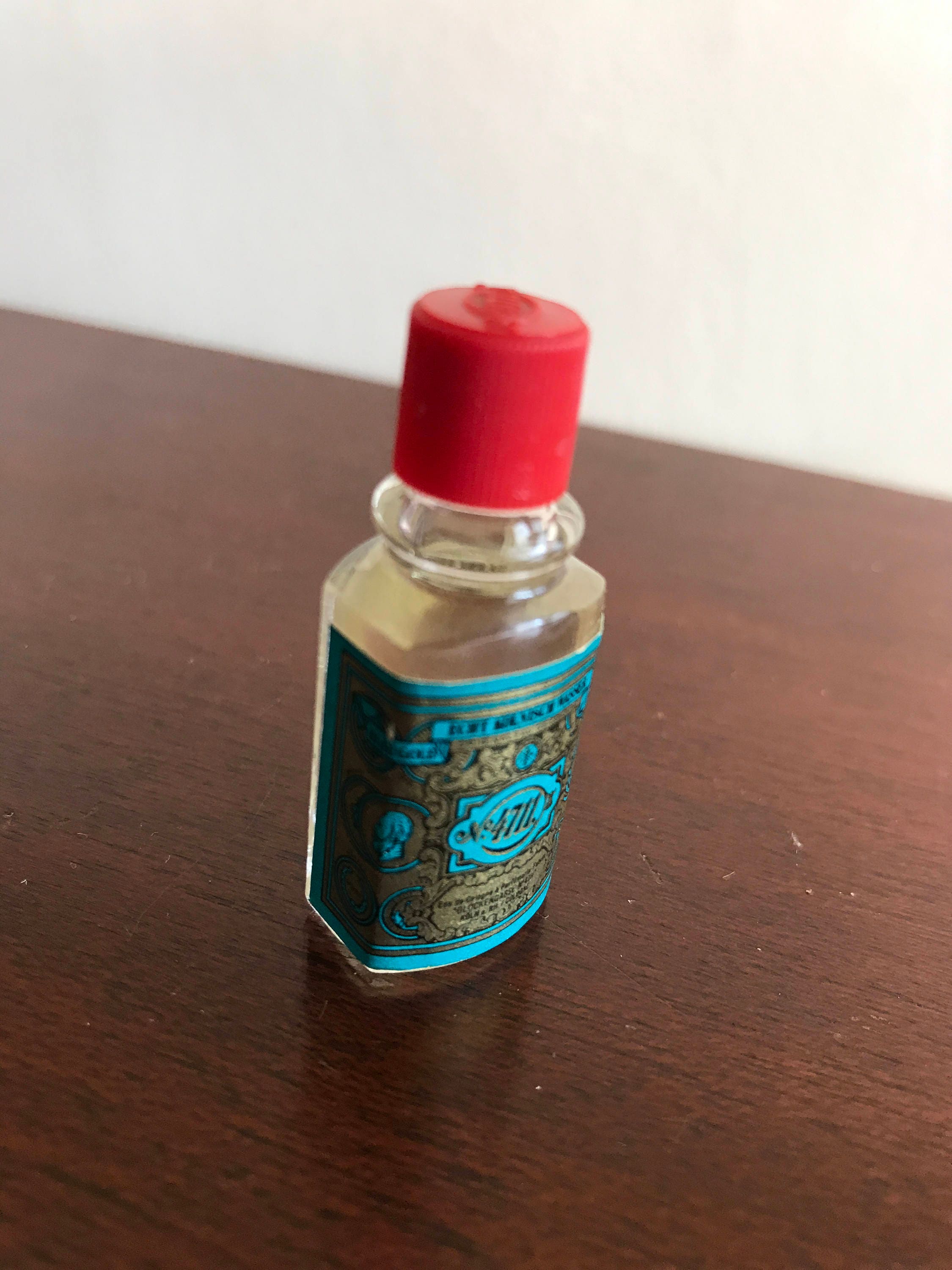 Vintage miniature perfume bottle, 4711 Eau De Cologne, Germany Number