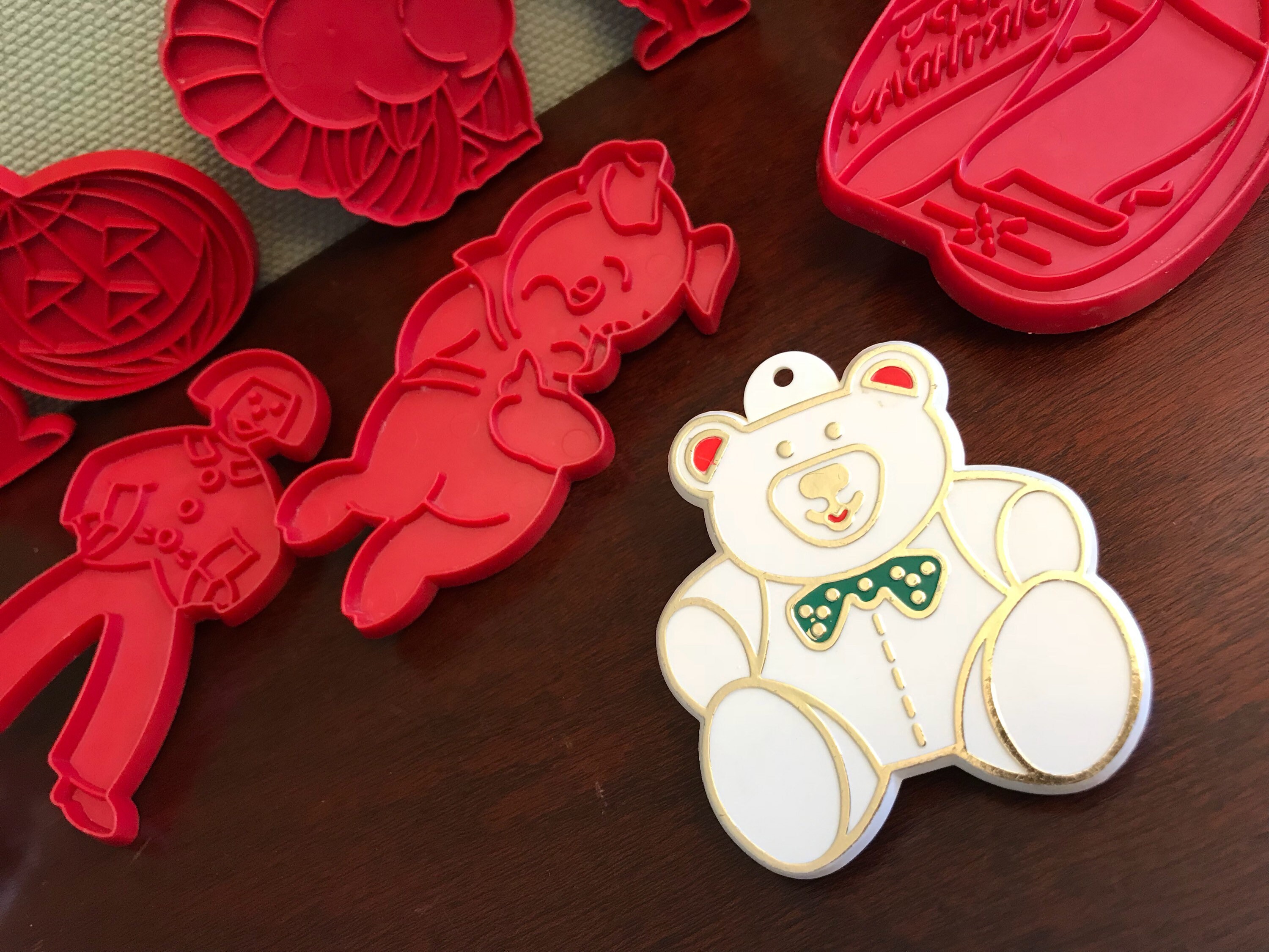 Vintage Tupperware Holiday Cookie Cutters - Collection of Six - Ruby Lane