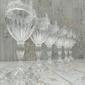 Vintage Southern Garden by Oneida Goblets, Glasses