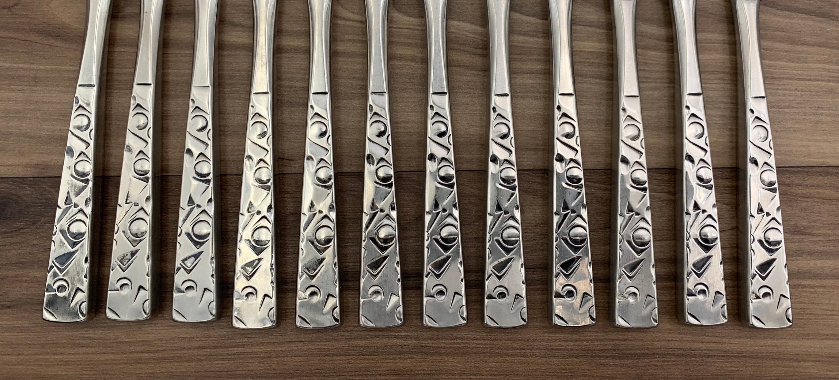 RARE Mid Century Flatware, Navaho by International Silver, Service for