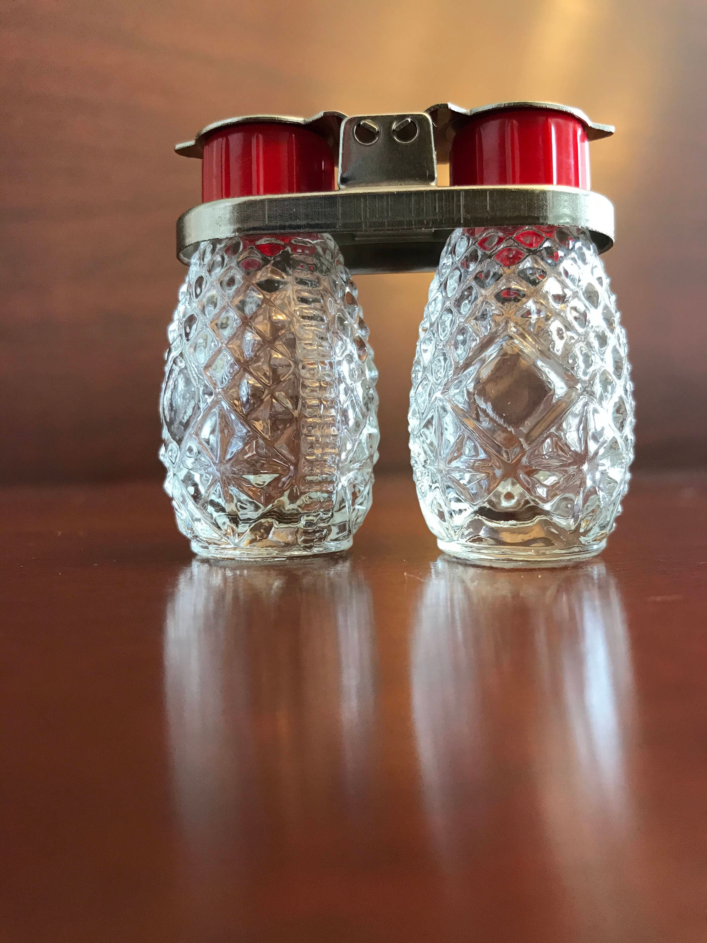 Vintage Mini Travel Salt and Pepper Shakers, Picnic set salt pepper, Vintage Camper set Vintage Mini Travel Salt and Pepper Shakers, Picnic set salt pepper, Vintage Camper set