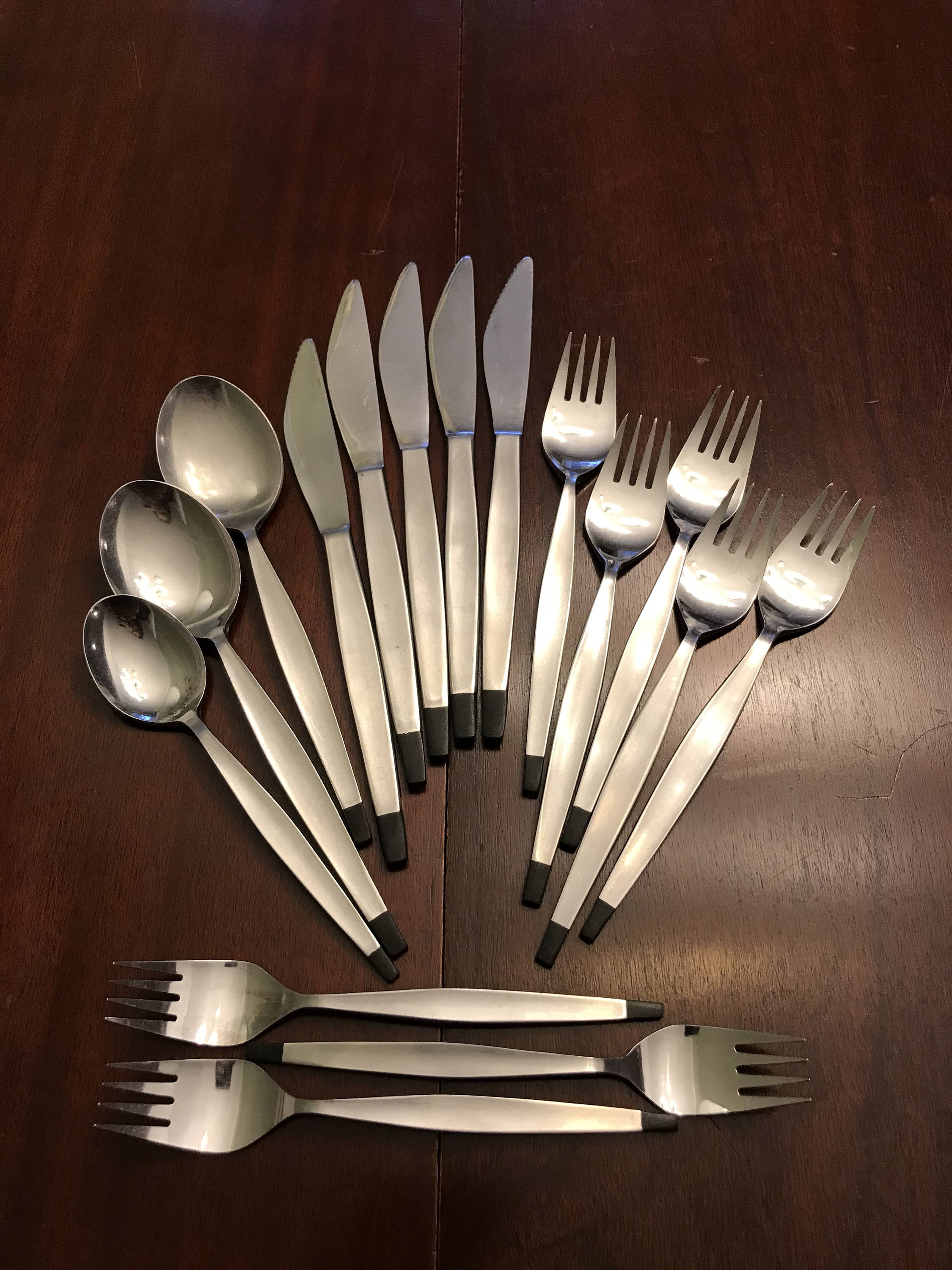 Vintage Flatware, Night and Day Stainless Flatware, Made in Japan