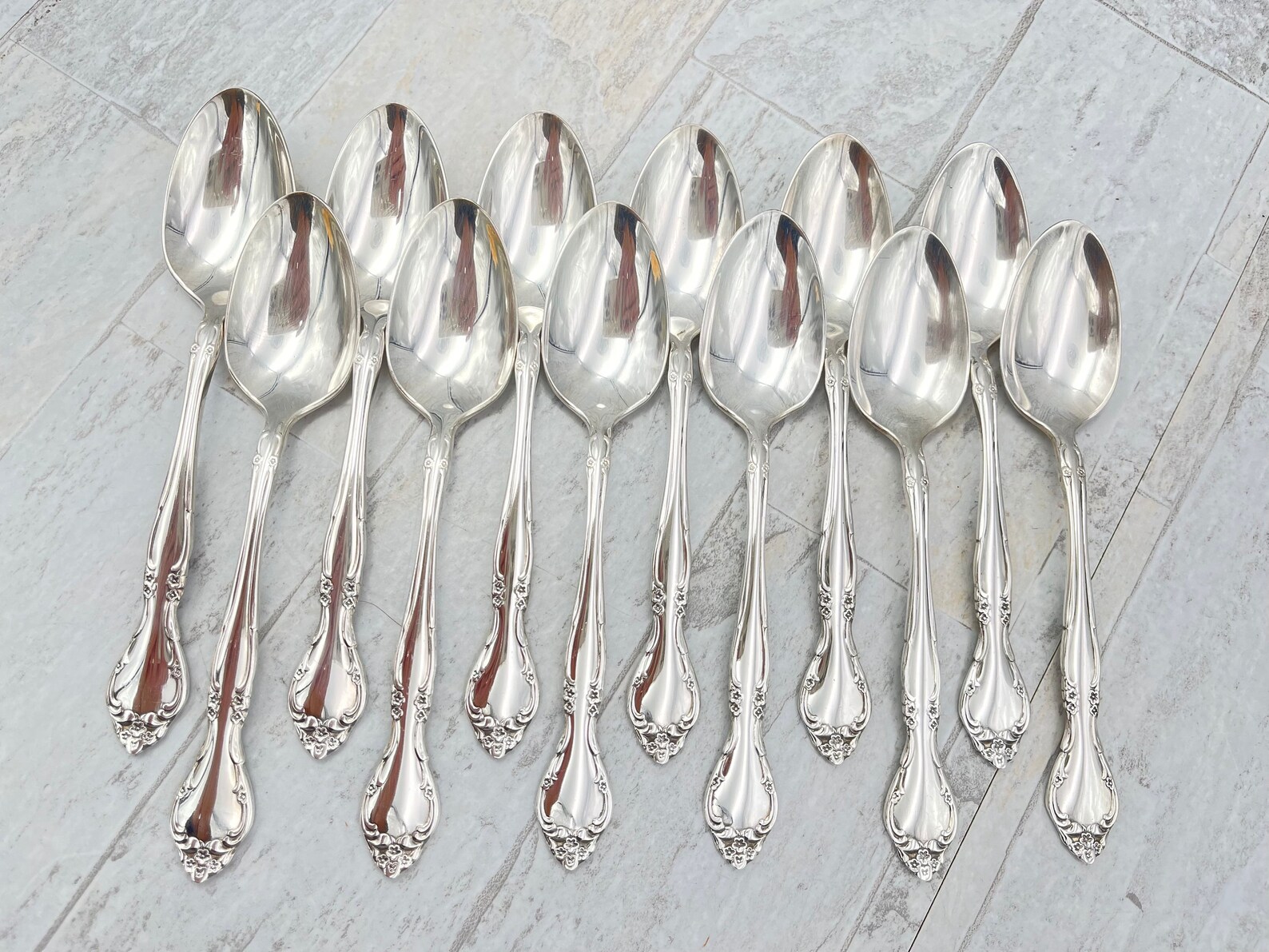 Vintage Silverware Set Oneida Community Affection Flatware Etsy
